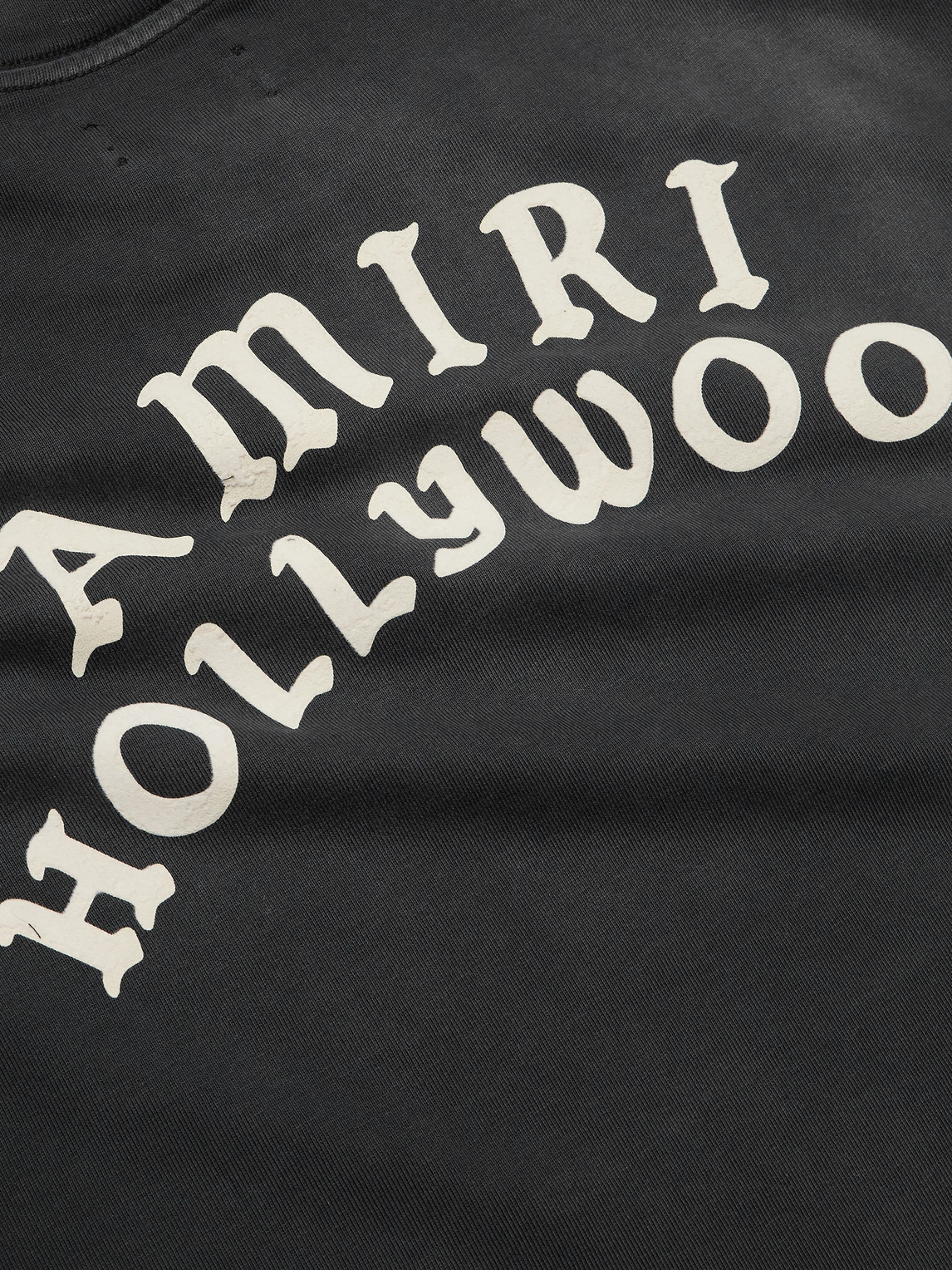 Amiri Hollywood Logo-print Cotton-jersey T-shirt
