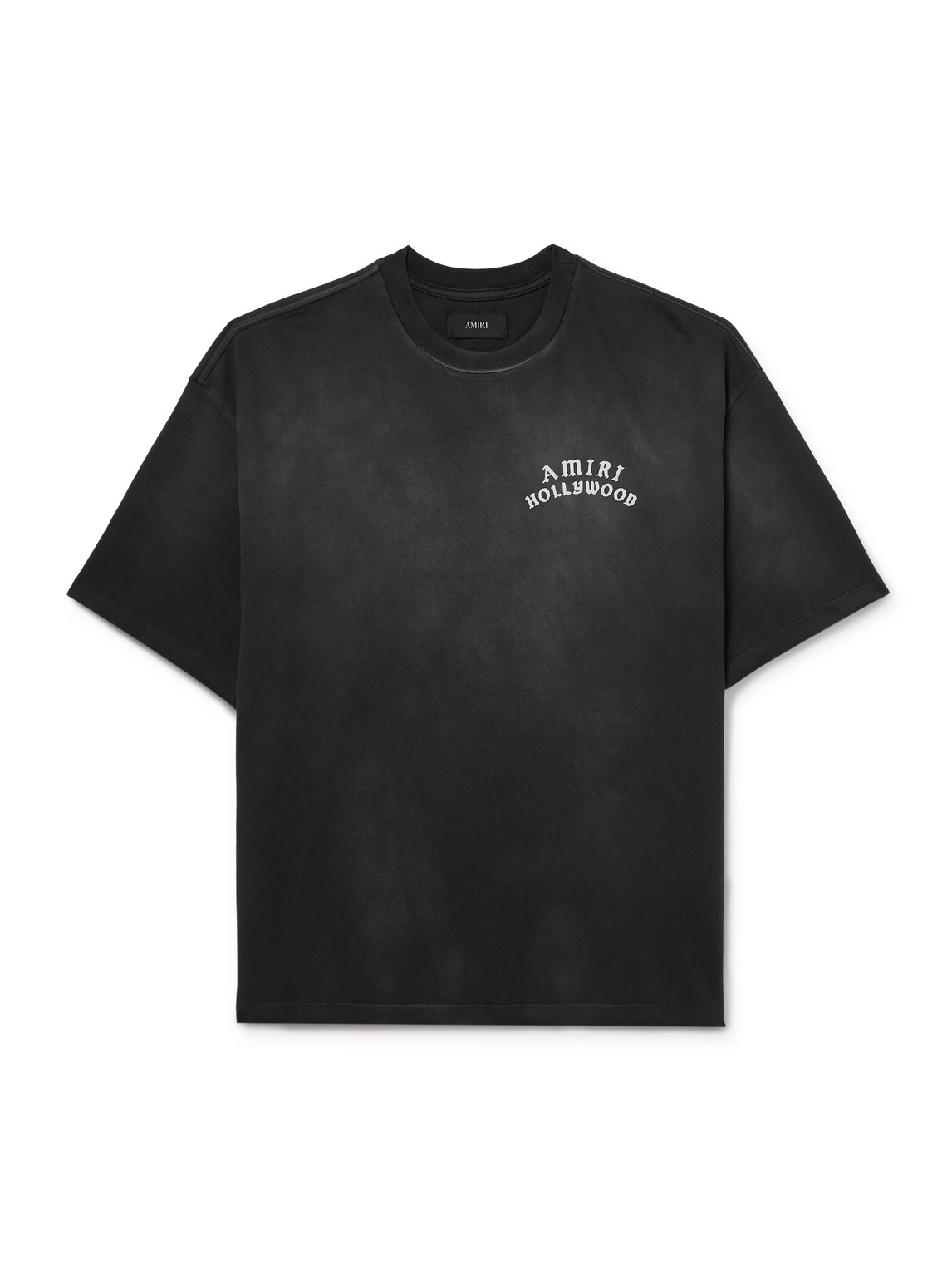 Amiri Hollywood Logo-print Cotton-jersey T-shirt