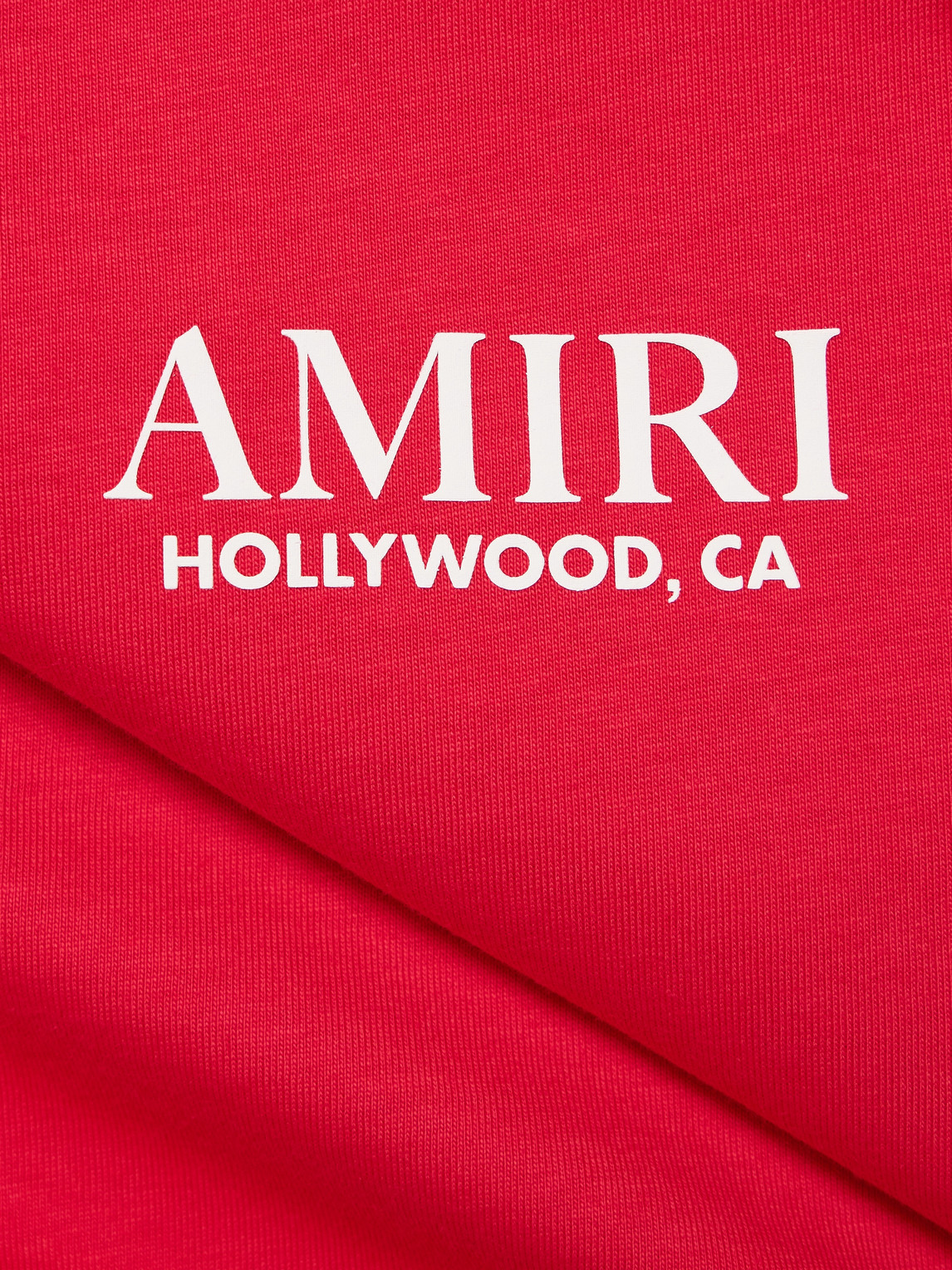 Amiri Bones Stacked Logo T-shirt In Red