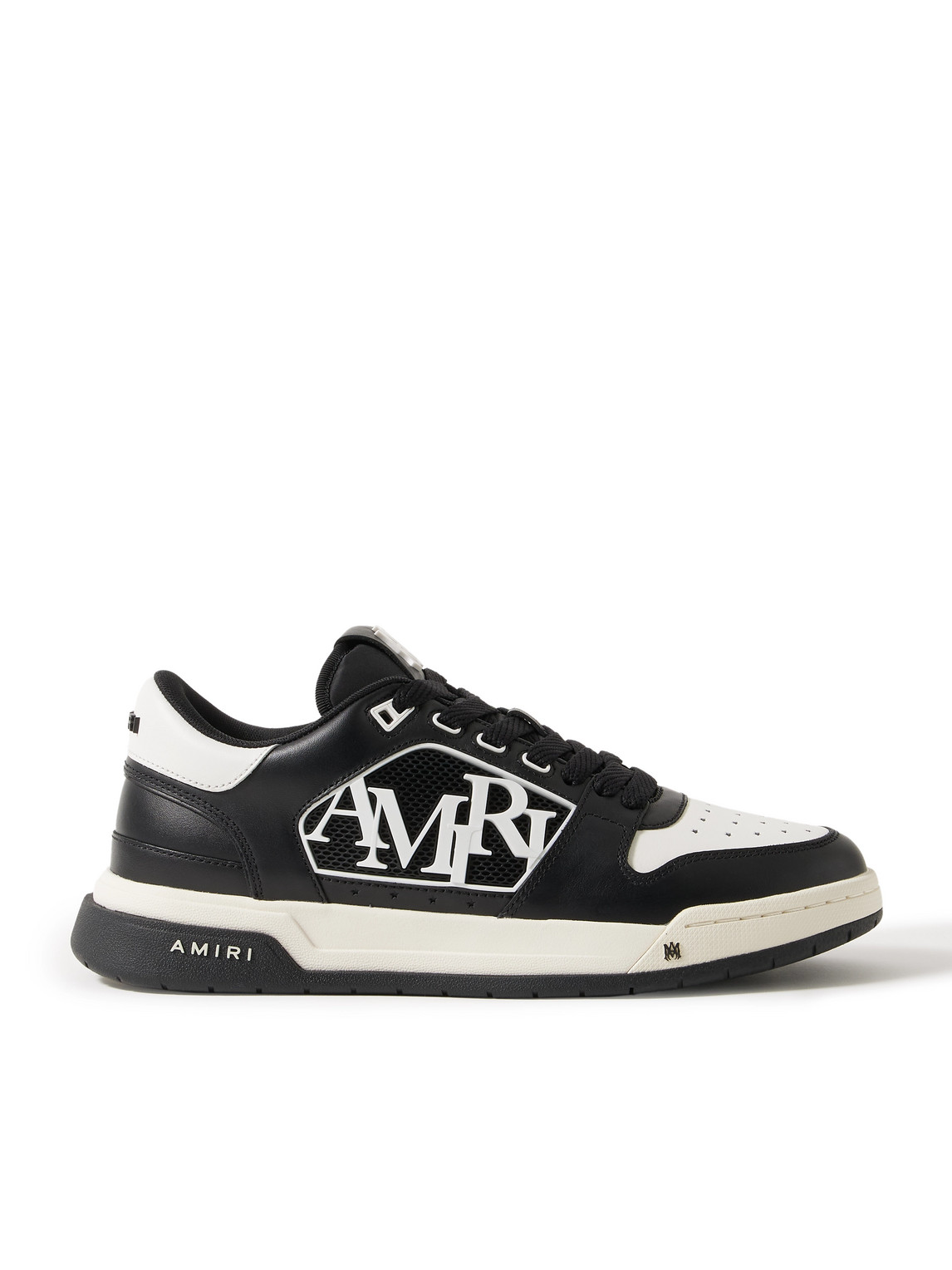 Classic Low Logo-Appliquéd Rubber-Trimmed Leather Sneakers