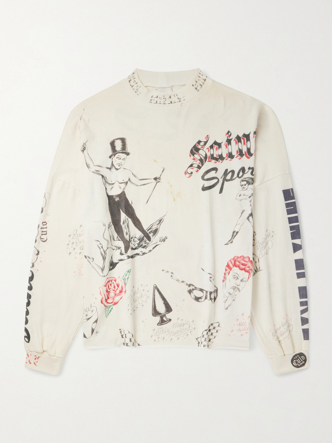 SAINT Mxxxxxx Sports Printed Cotton-Jersey T-Shirt - Men