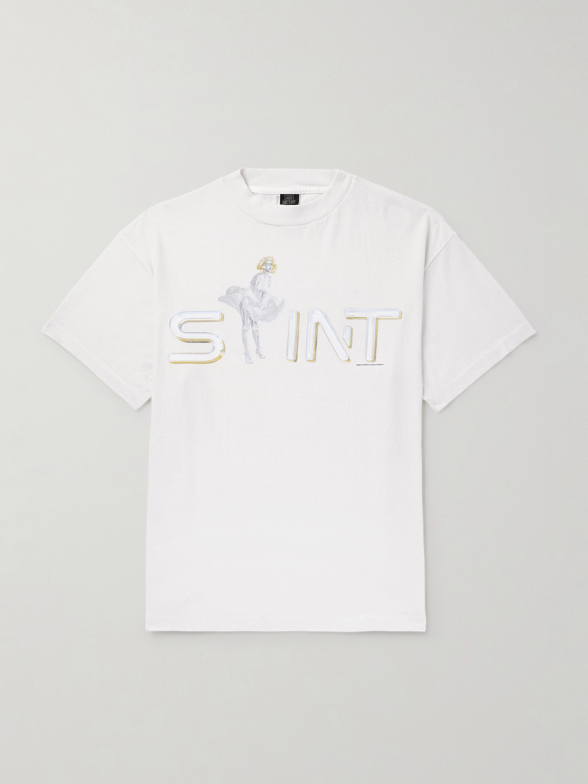 SAINT Mxxxxxx orayama Marilyn Logo-Print Cotton-Jersey T-hirt - Men