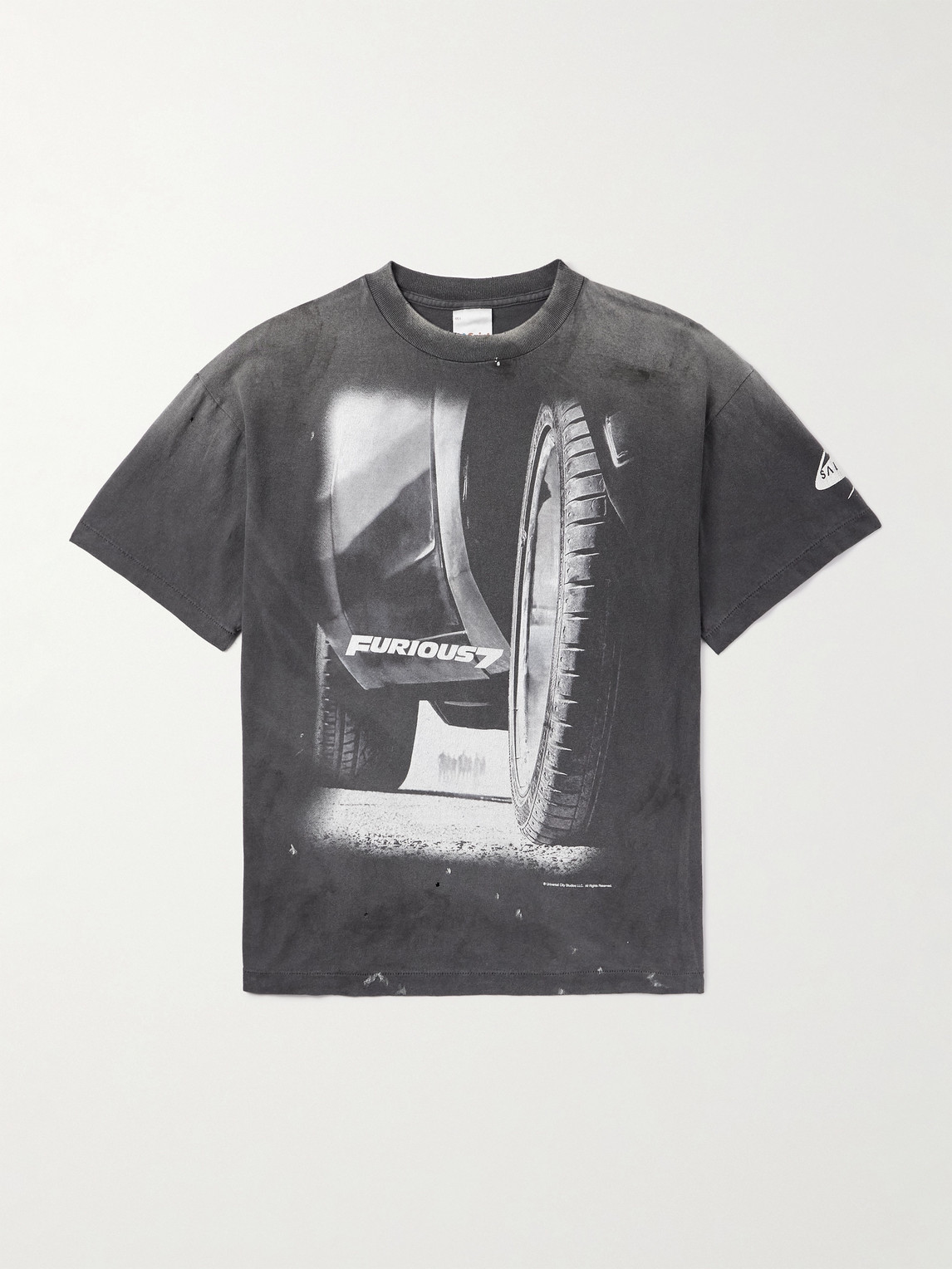 SAINT Mxxxxxx Fast & Furious Printed Cotton-Jersey T-Shirt - Men