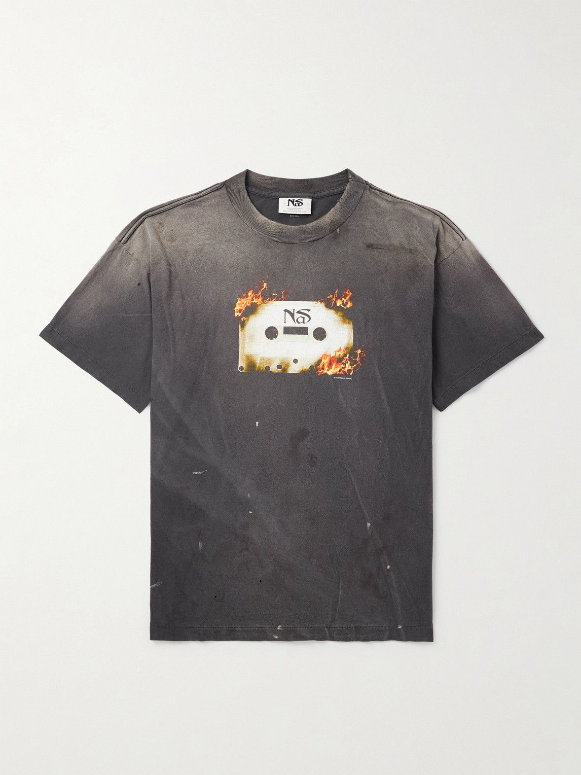 SAINT Mxxxxxx Nas Printed Cotton-Jersey T-hirt - Men