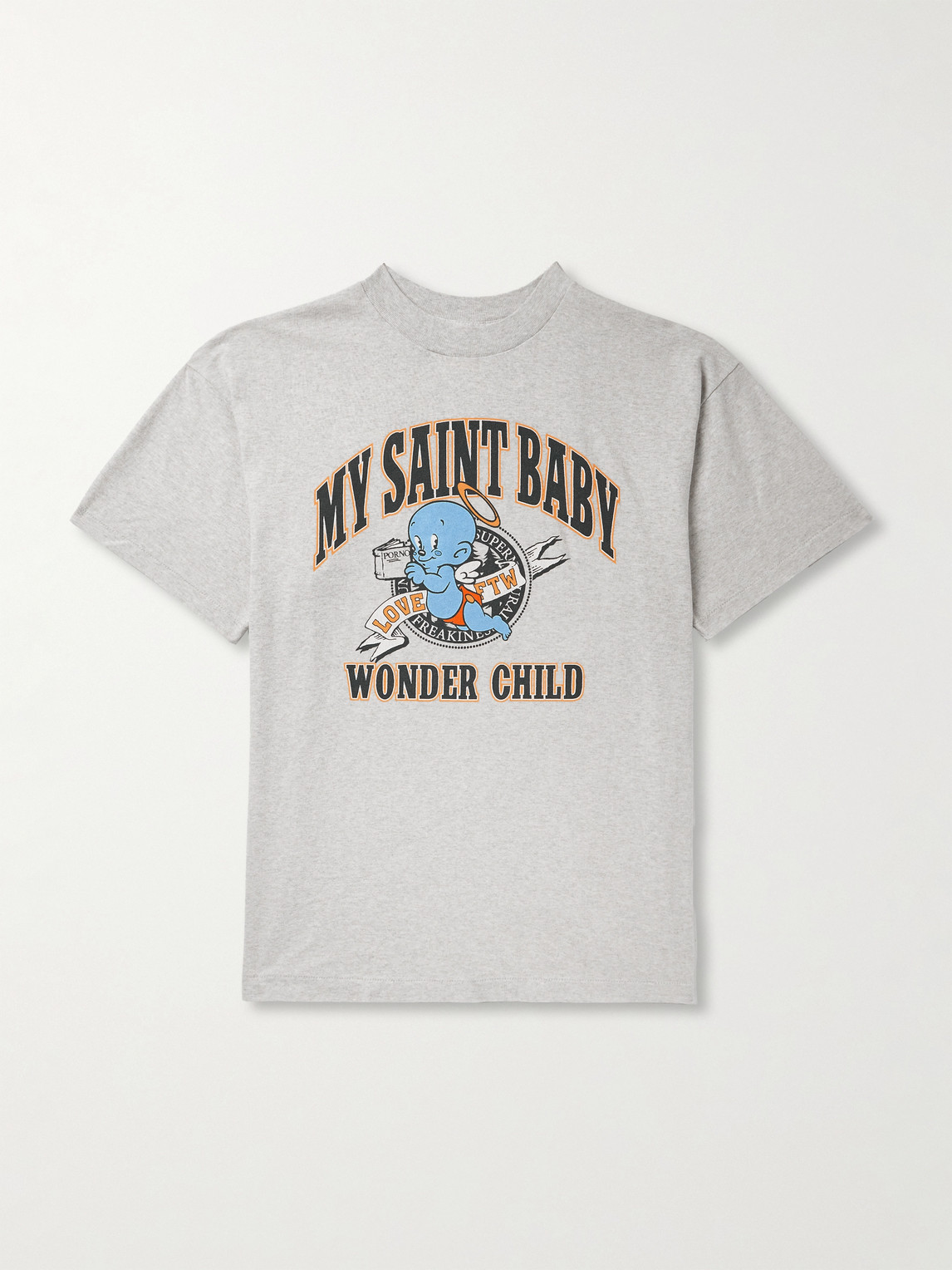 SAINT Mxxxxxx Printed Cotton-Jersey T-hirt - Men