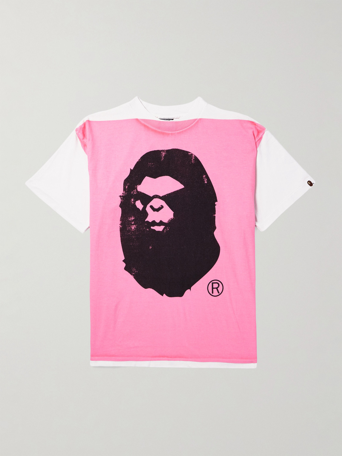 SAINT Mxxxxxx BAPE® Genuine Nowhere Journey Printed Cotton-Jersey T-hirt - Men