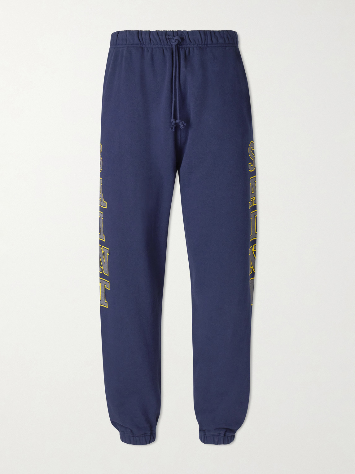 SAINT Mxxxxxx aint College Logo-Print Cotton-Jersey weatpants - Men