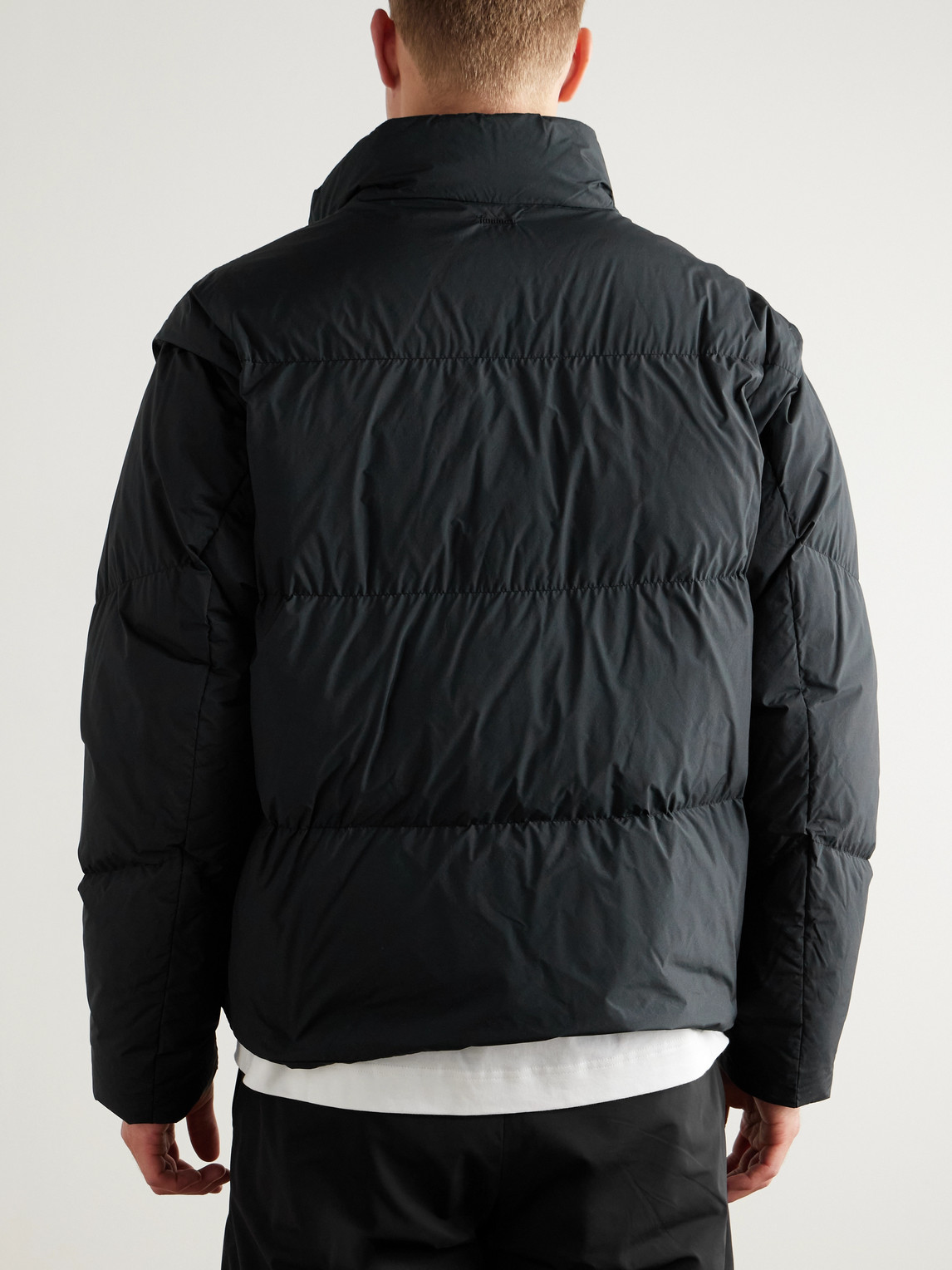 Laminar Quilted Shell Down Jacket In Black