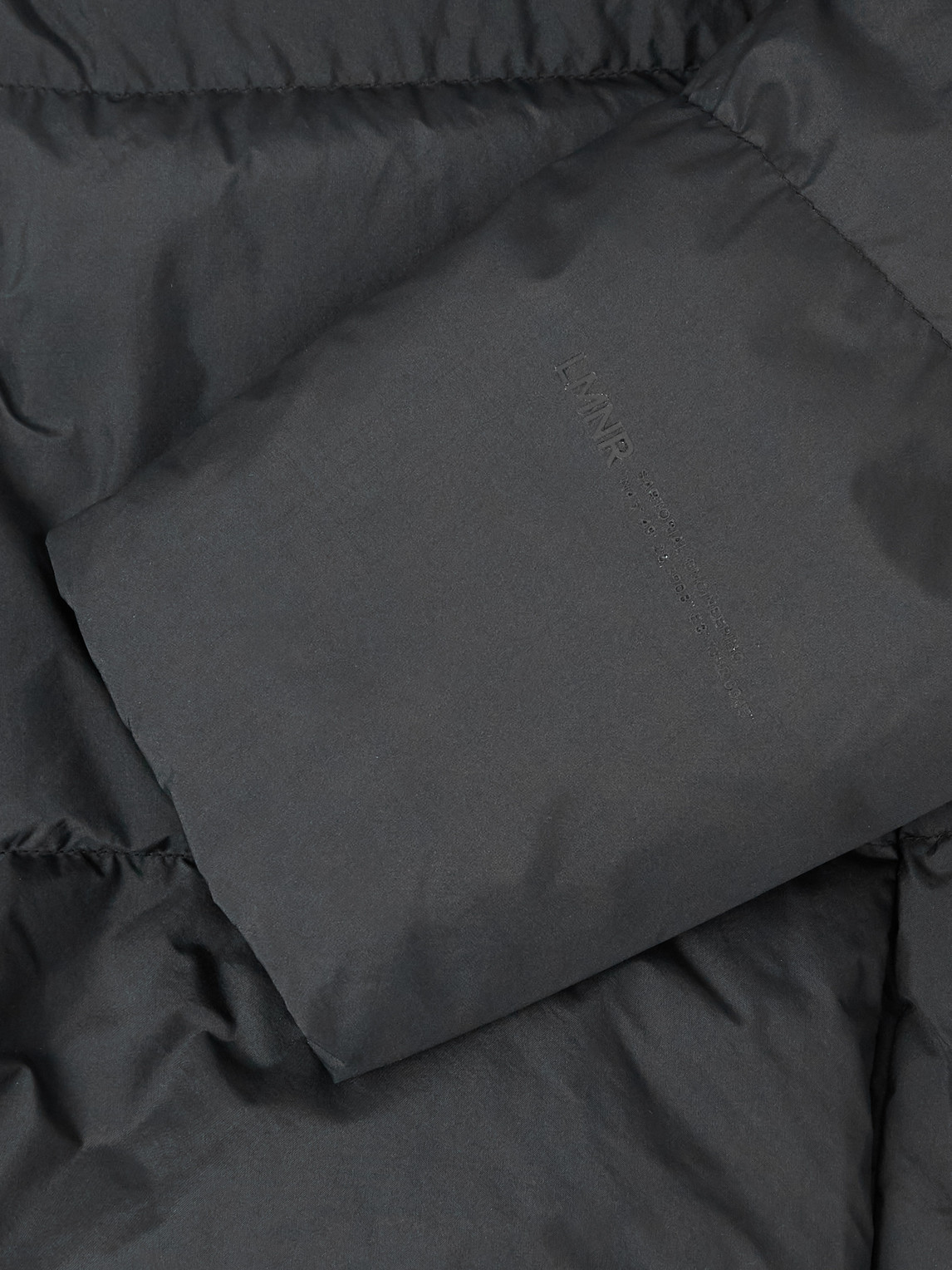 Laminar Quilted Shell Down Jacket In Black