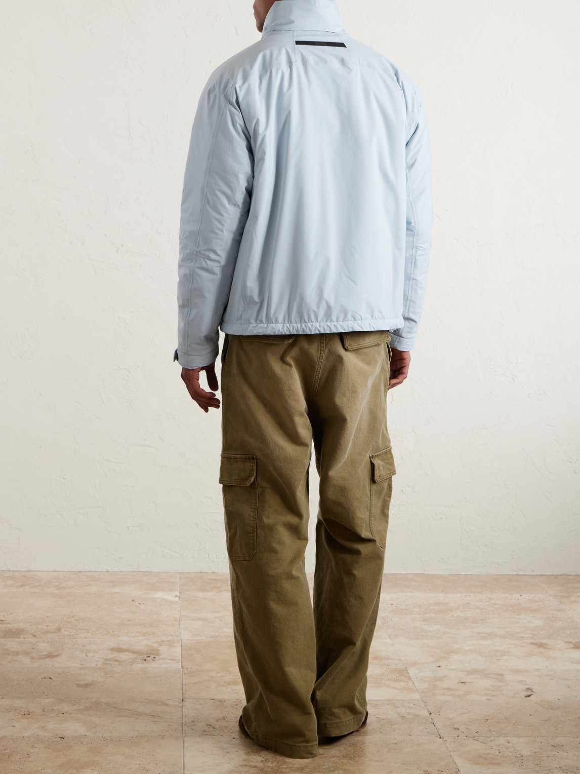 Laminar Padded Shell Hooded Jacket In Blue