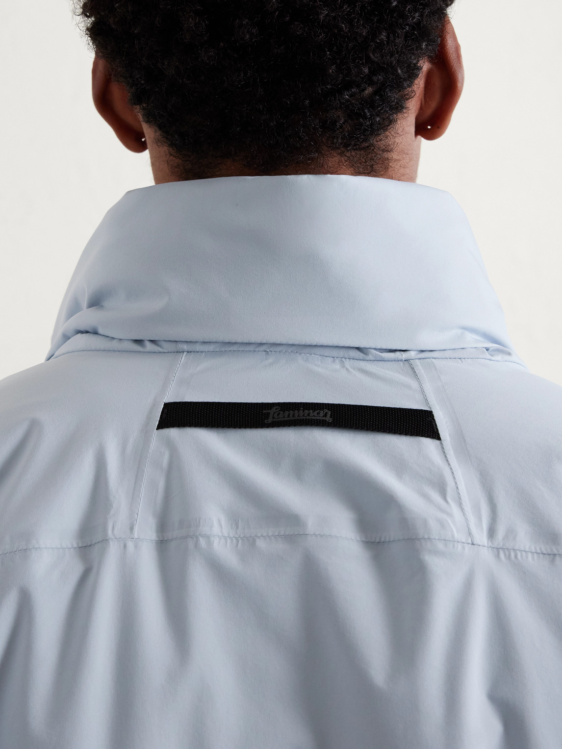 Laminar Padded Shell Hooded Jacket In Blue