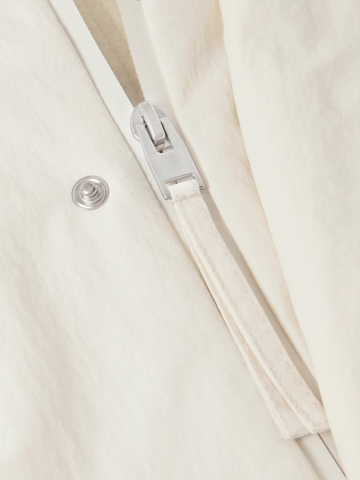 Laminar Removable-hood Wool Jacket In Multi