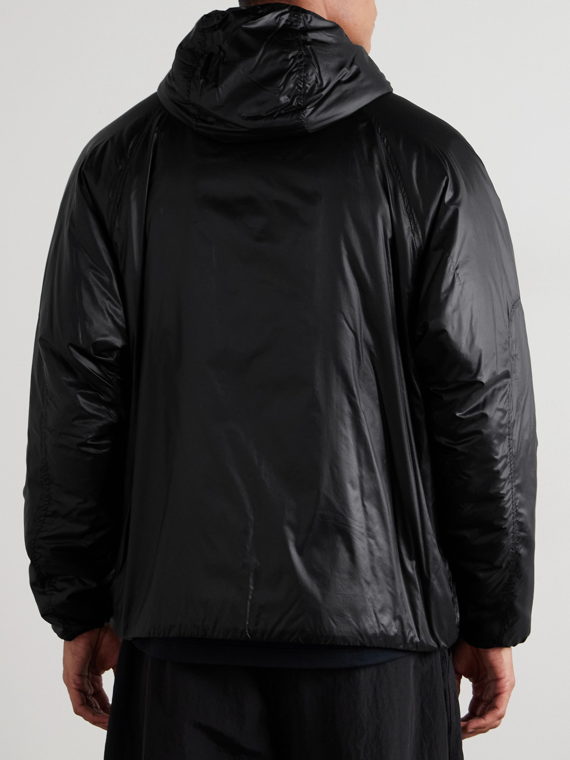 Laminar Hooded Jacket In Black