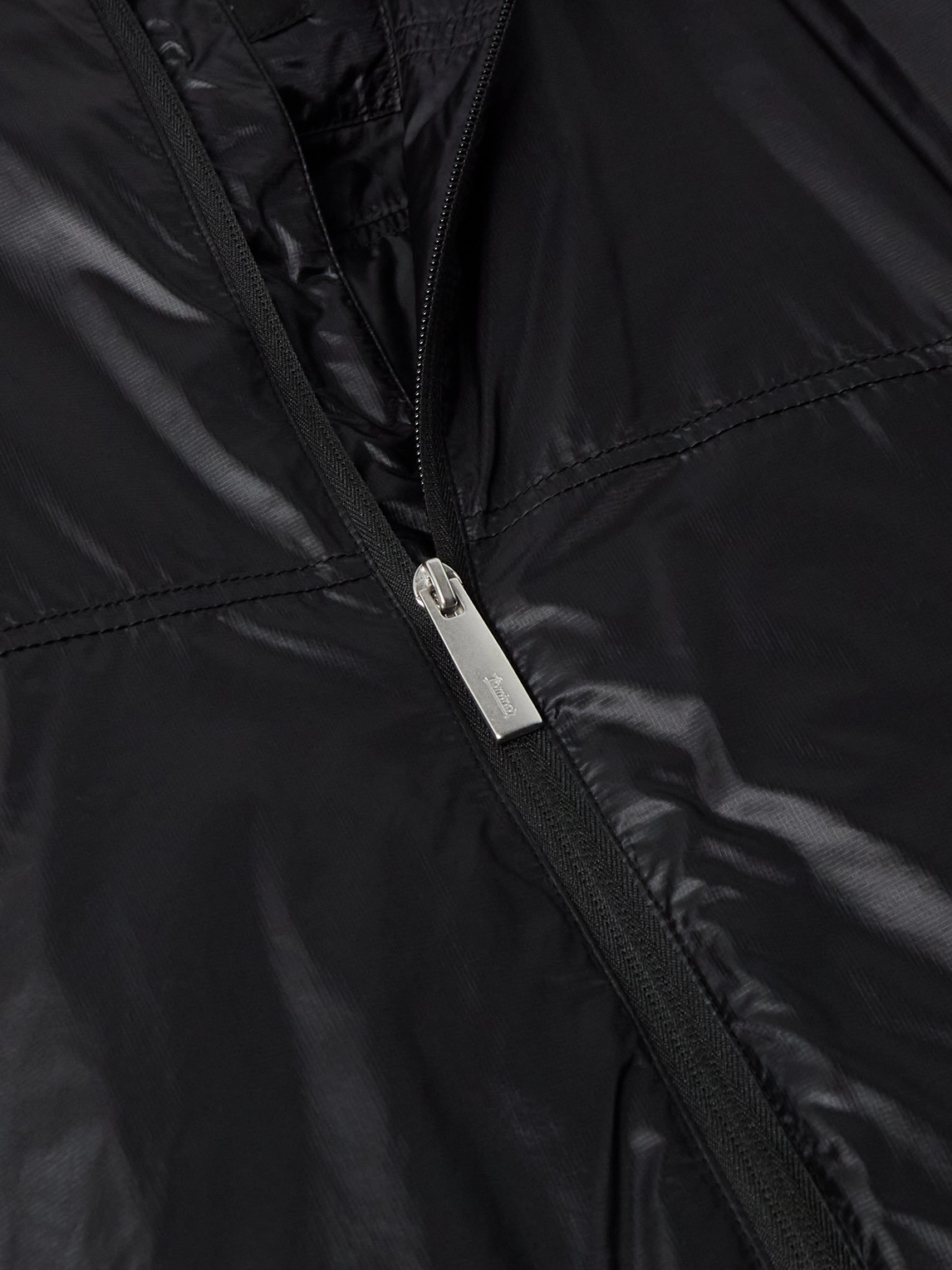 Laminar Hooded Jacket In Black
