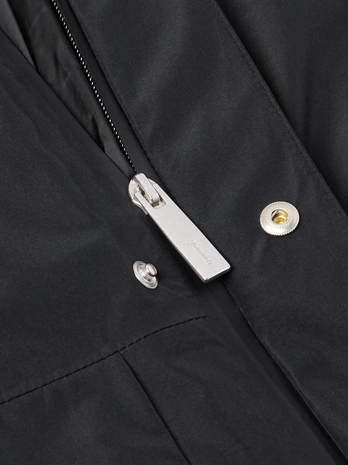 Laminar Padded 3l Shell Parka In Black