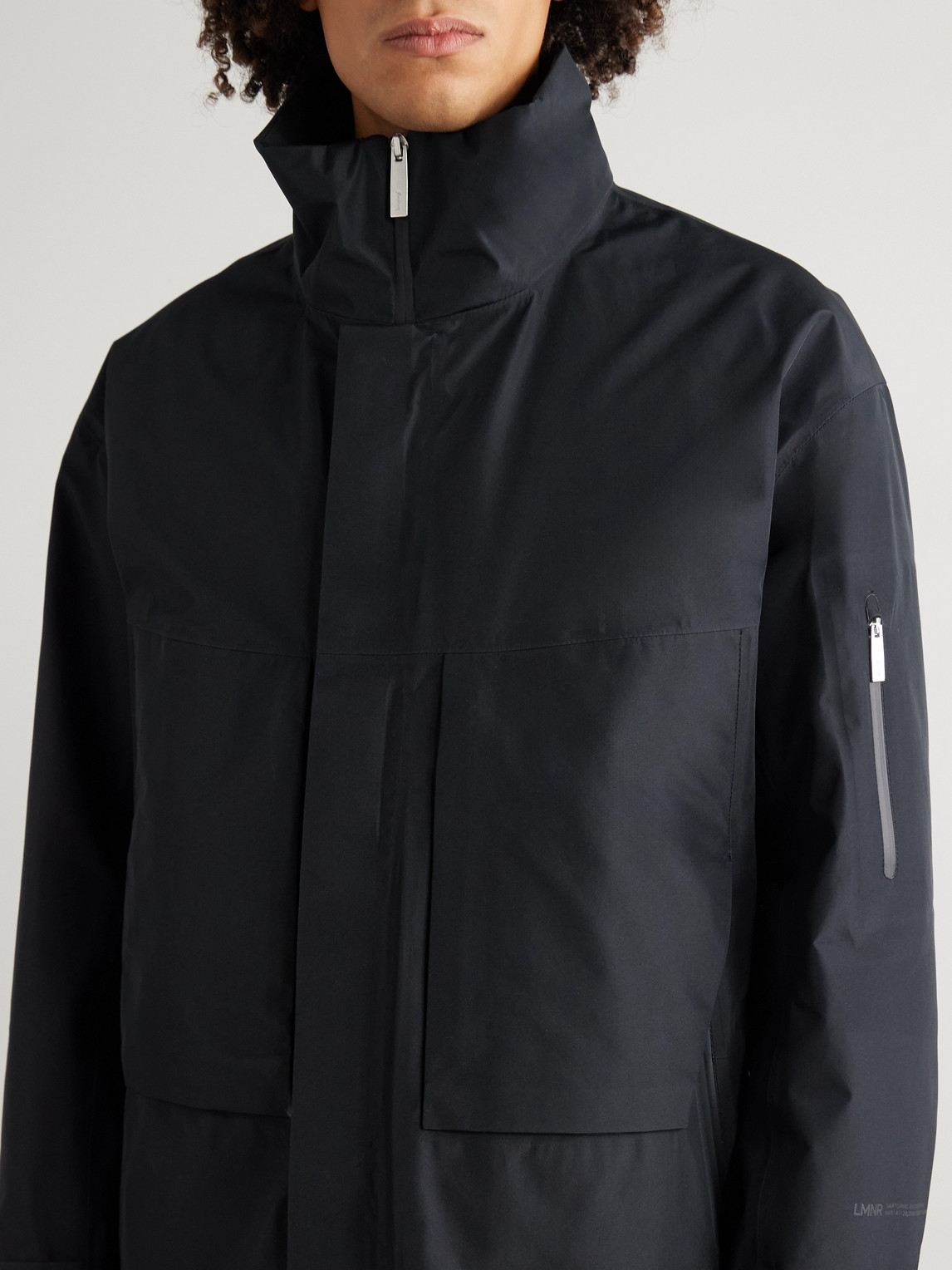Laminar Padded 3l Shell Parka In Black