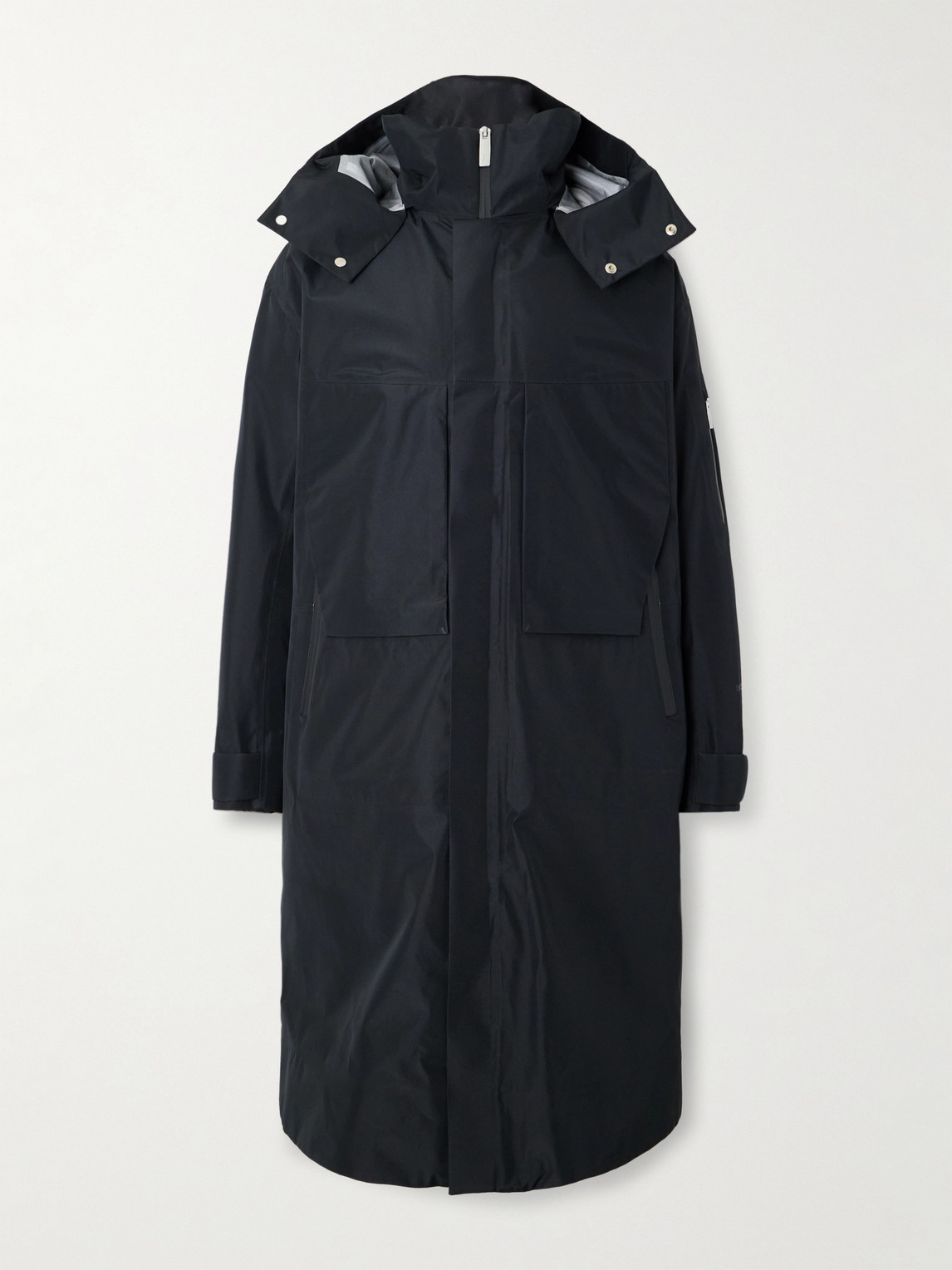 Laminar Padded 3l Shell Parka In Black