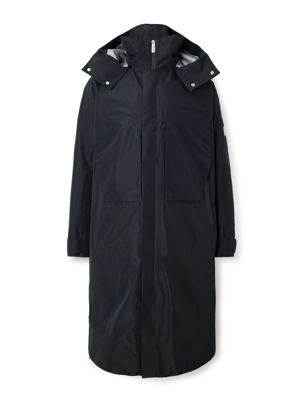 Laminar Padded 3l Shell Parka In Black