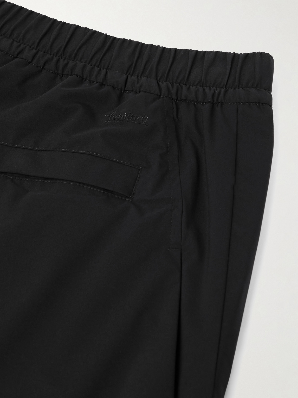 Laminar Tapered Shell Trousers In Black