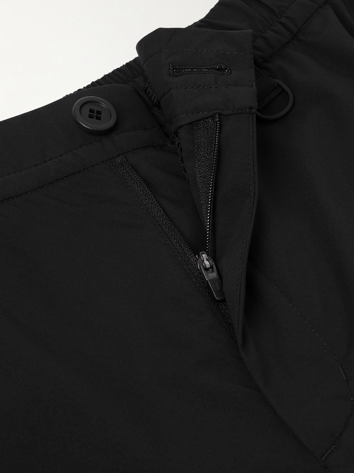 Laminar Tapered Shell Trousers In Black