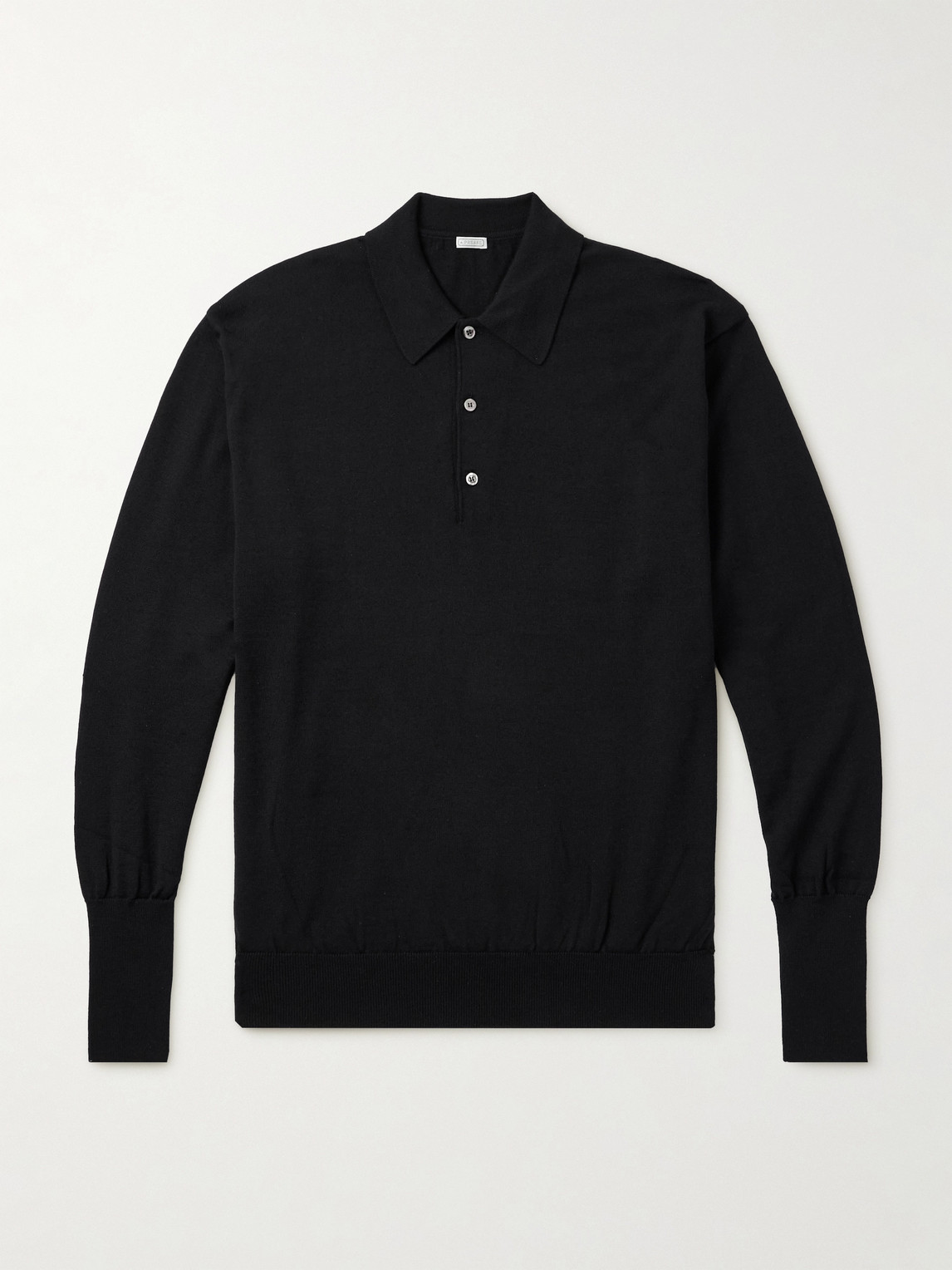 A.PRESSE Wool Polo Shirt - Men