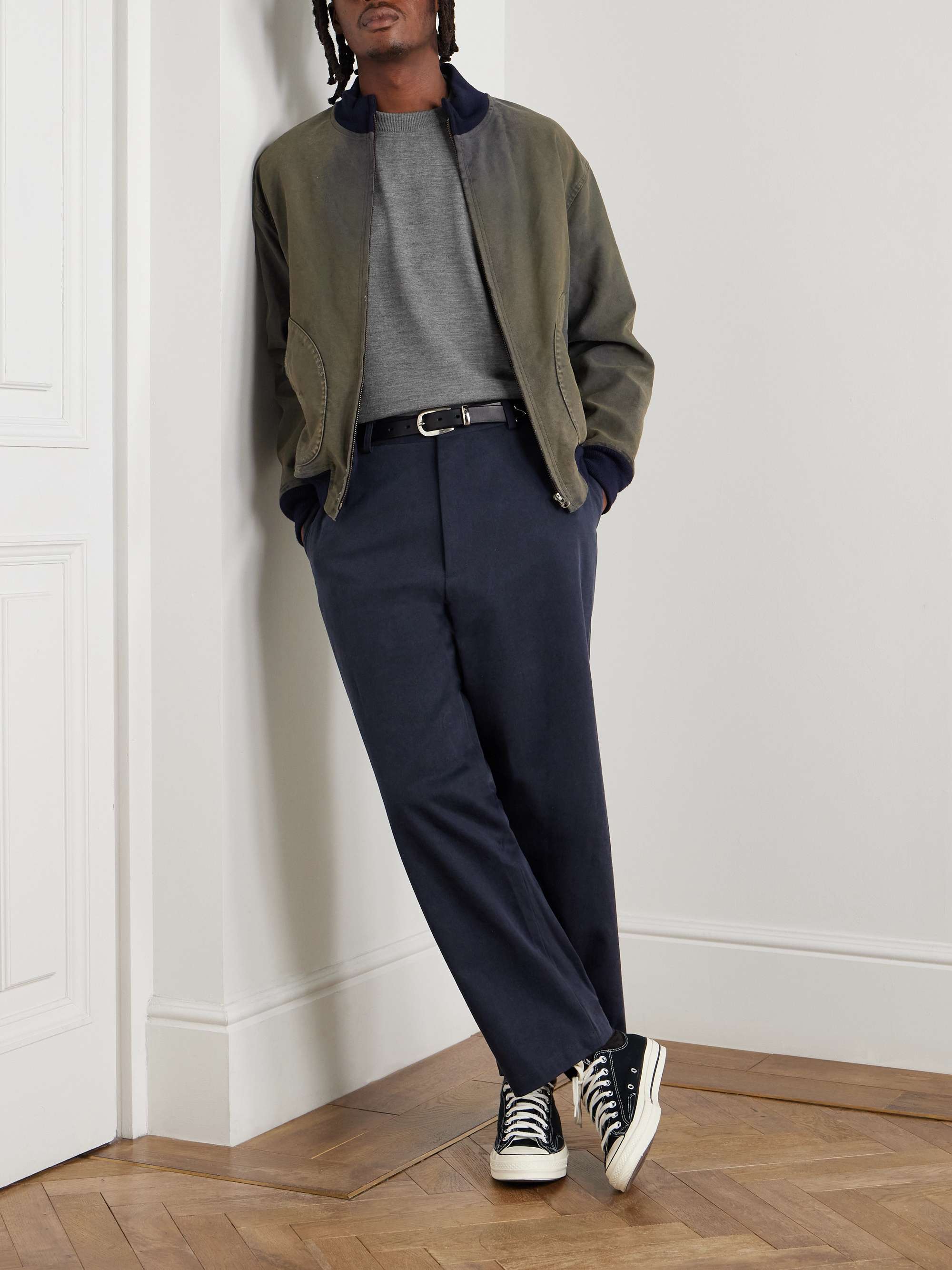 A.PRESSE Type.3 Tapered Cotton-Twill Chinos for Men | MR PORTER