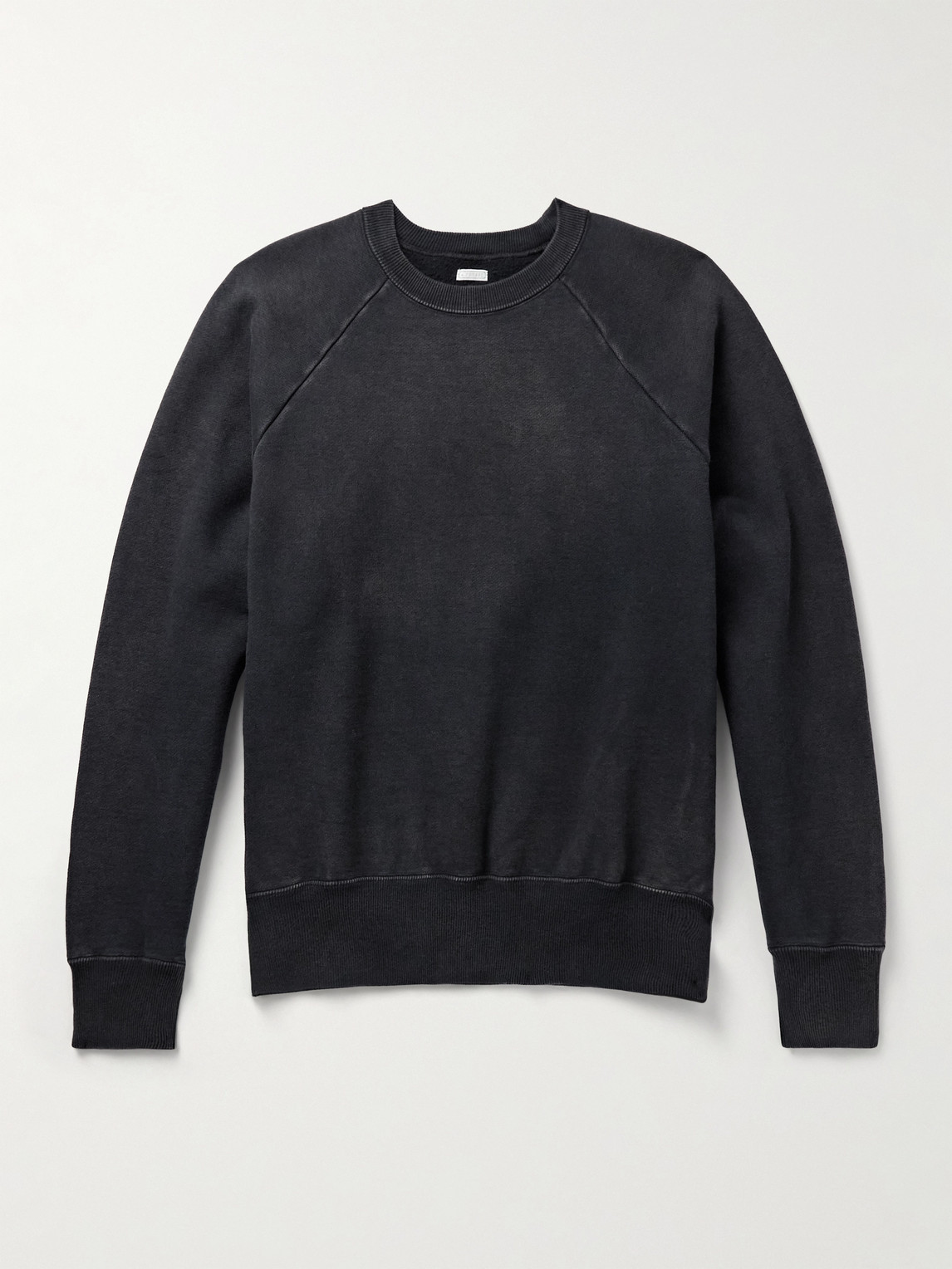 A.presse Vintage Cotton-jersey Sweatshirt In Black