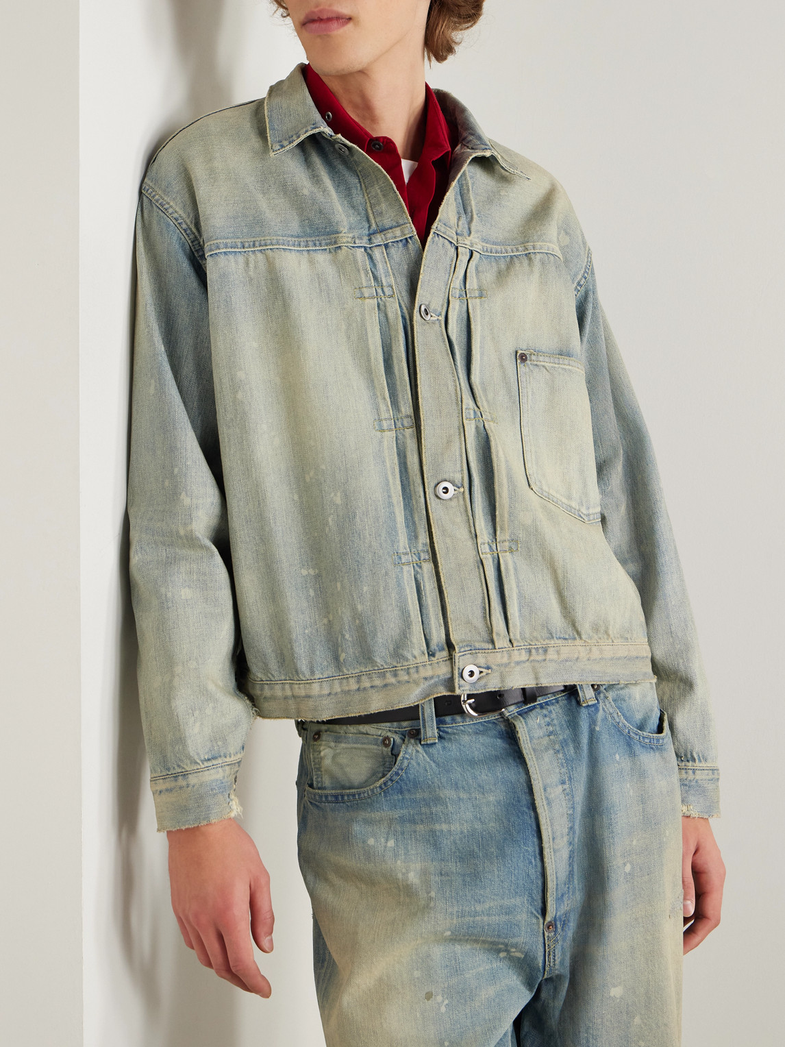 A.presse A. Presse 1st Type Denim Jacket In Blue