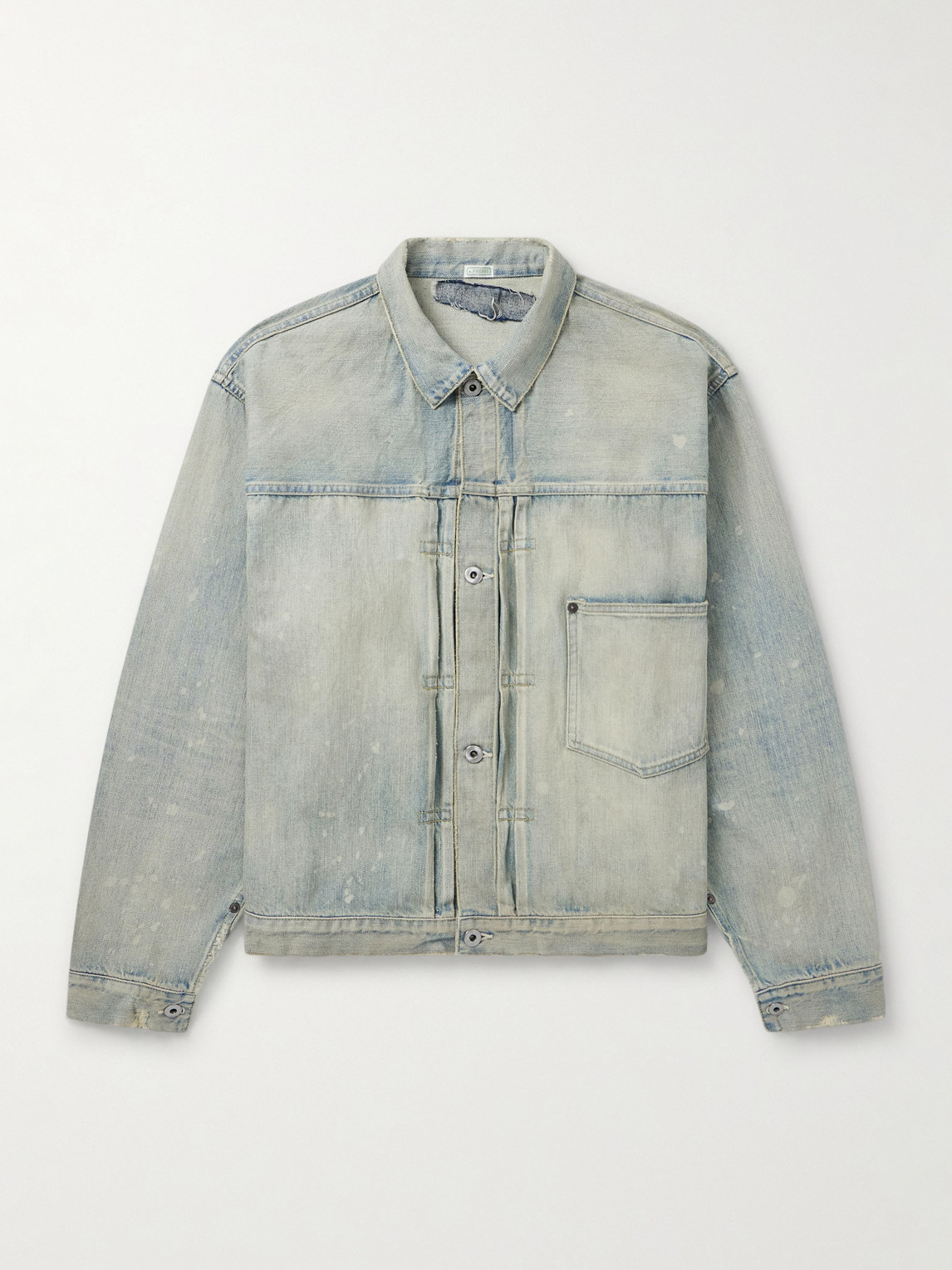 A.PRESSE 1st Type Distressed Denim Jacket - Men
