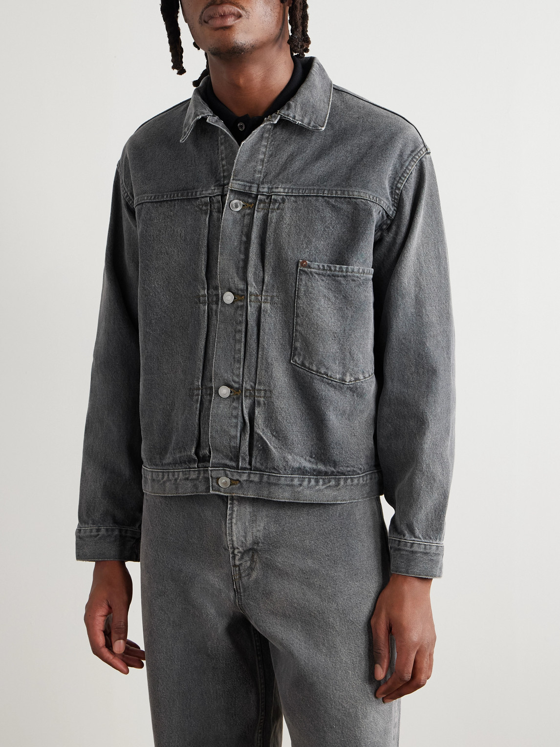  A.presse - Denim Jacket - Men - Gray - It 48 
