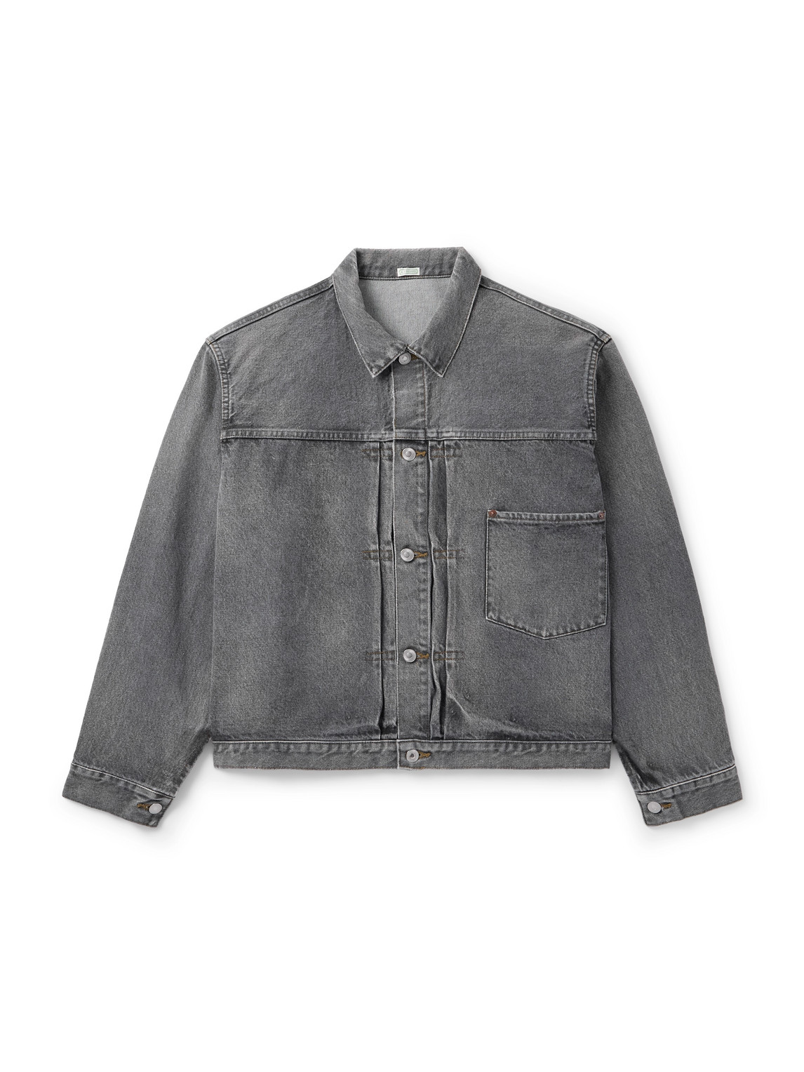 A.presse Denim Jacket In Gray