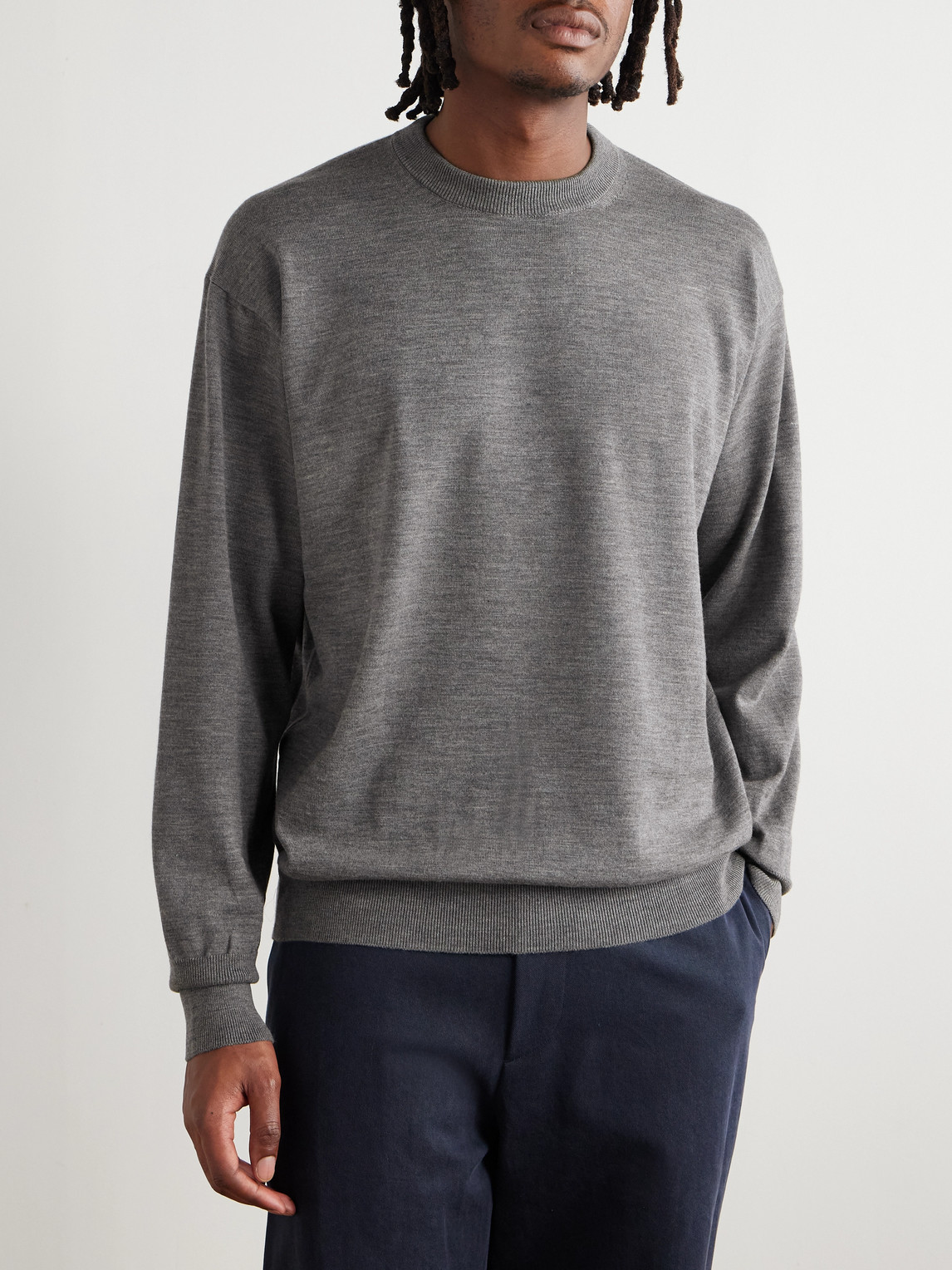 A.presse Wool Sweater In Gray