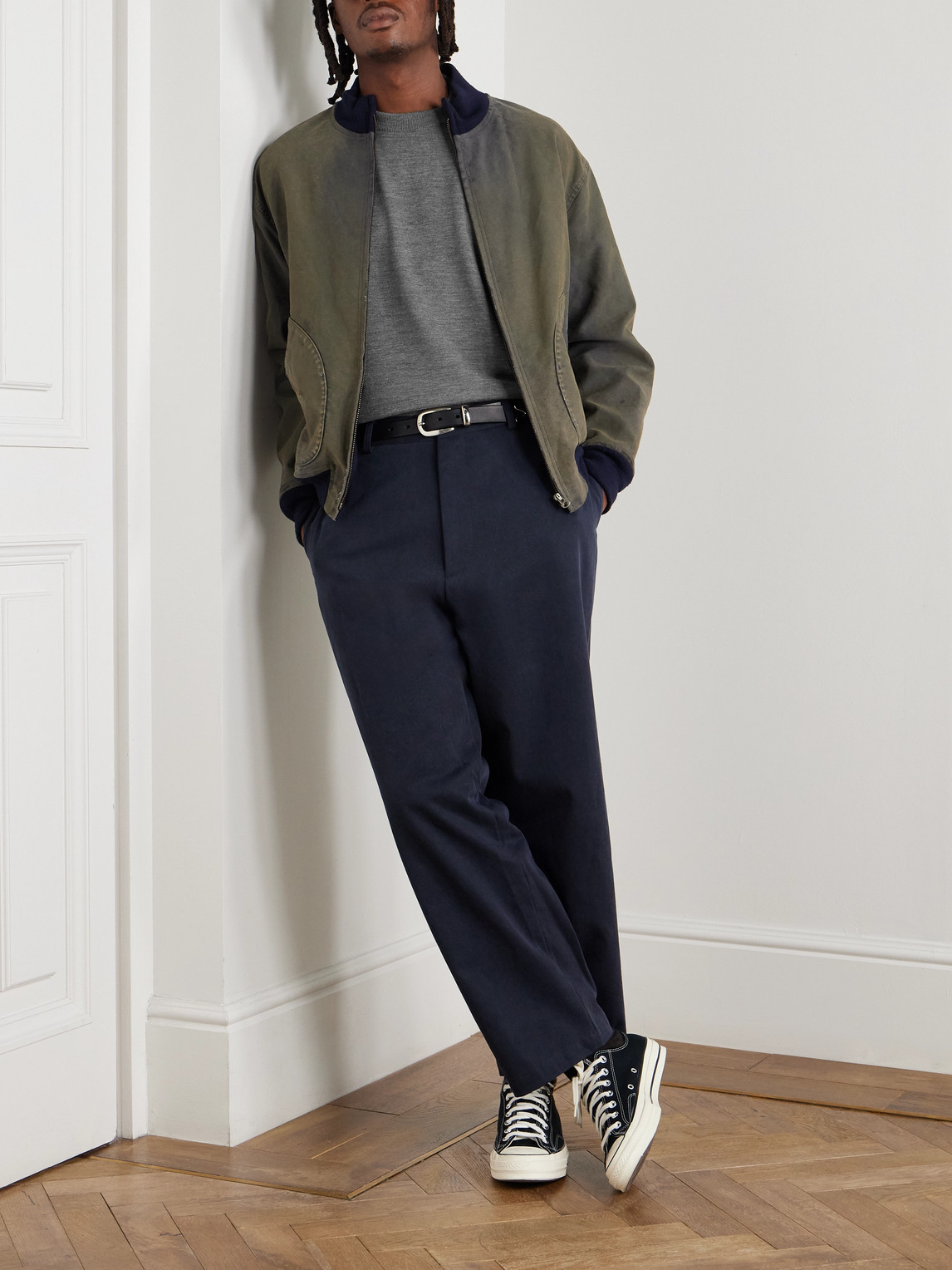 A.presse Wool Sweater In Gray