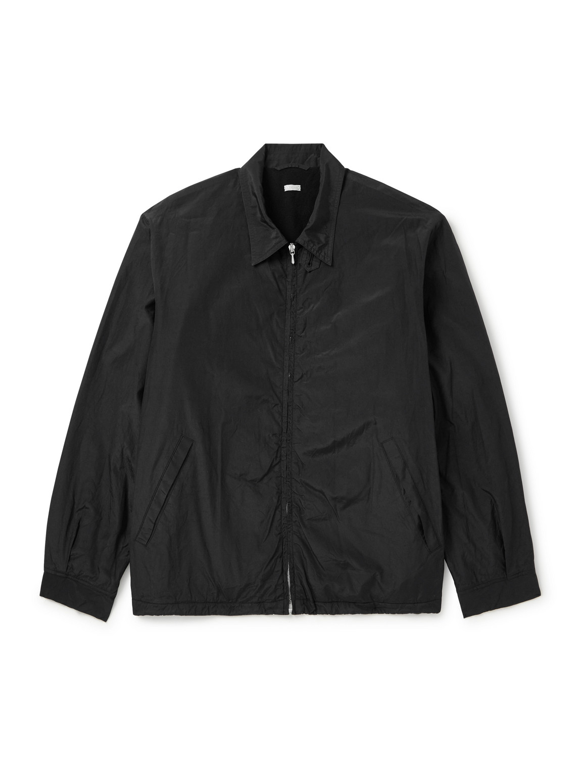 A.presse Silk And Cotton-blend Taffeta Jacket In Black