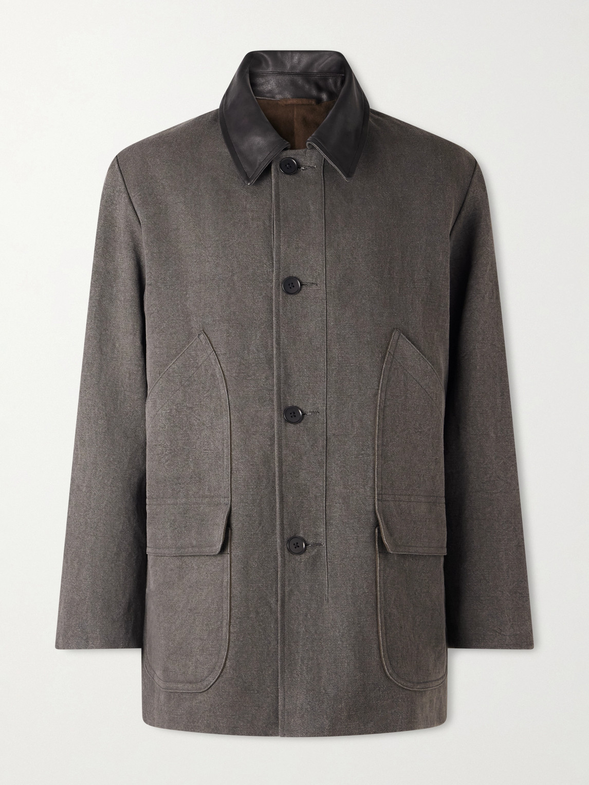 Kaptain Sunshine Cotton and Hemp-Blend Coat - Men