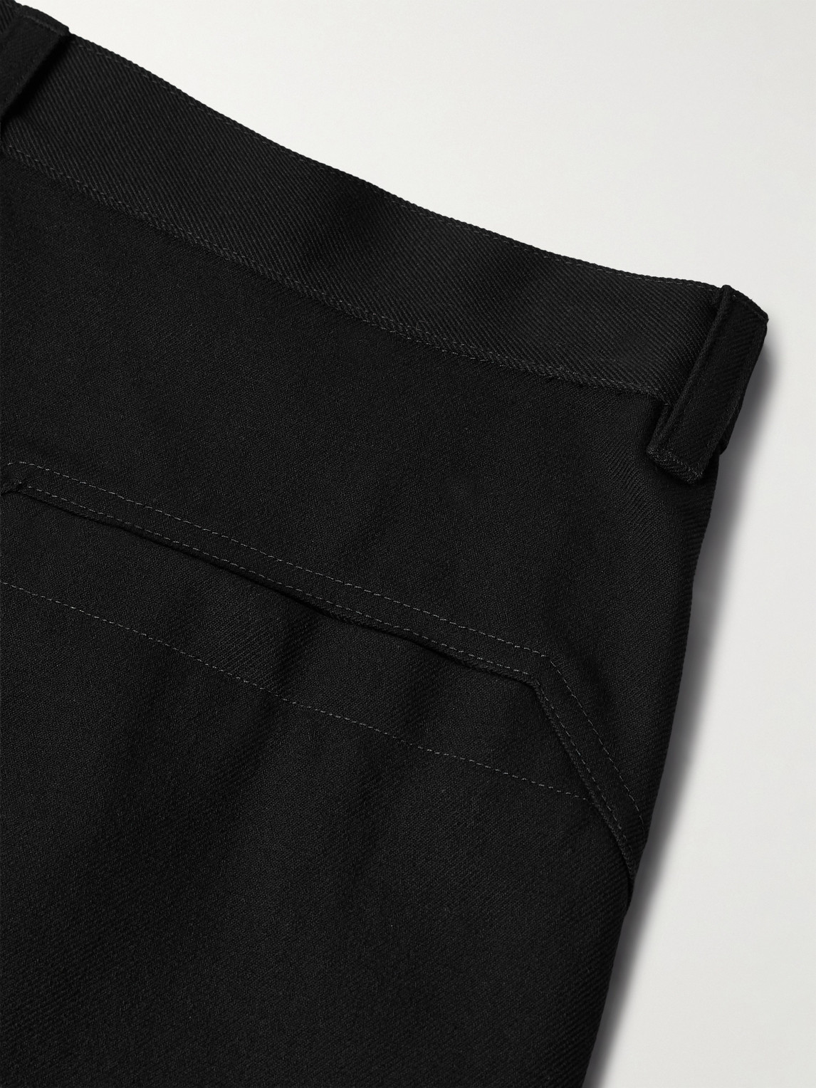 Rick Owens Strobe Convertible Wide-leg Zip-detailed Cotton-twill Trousers In Brown