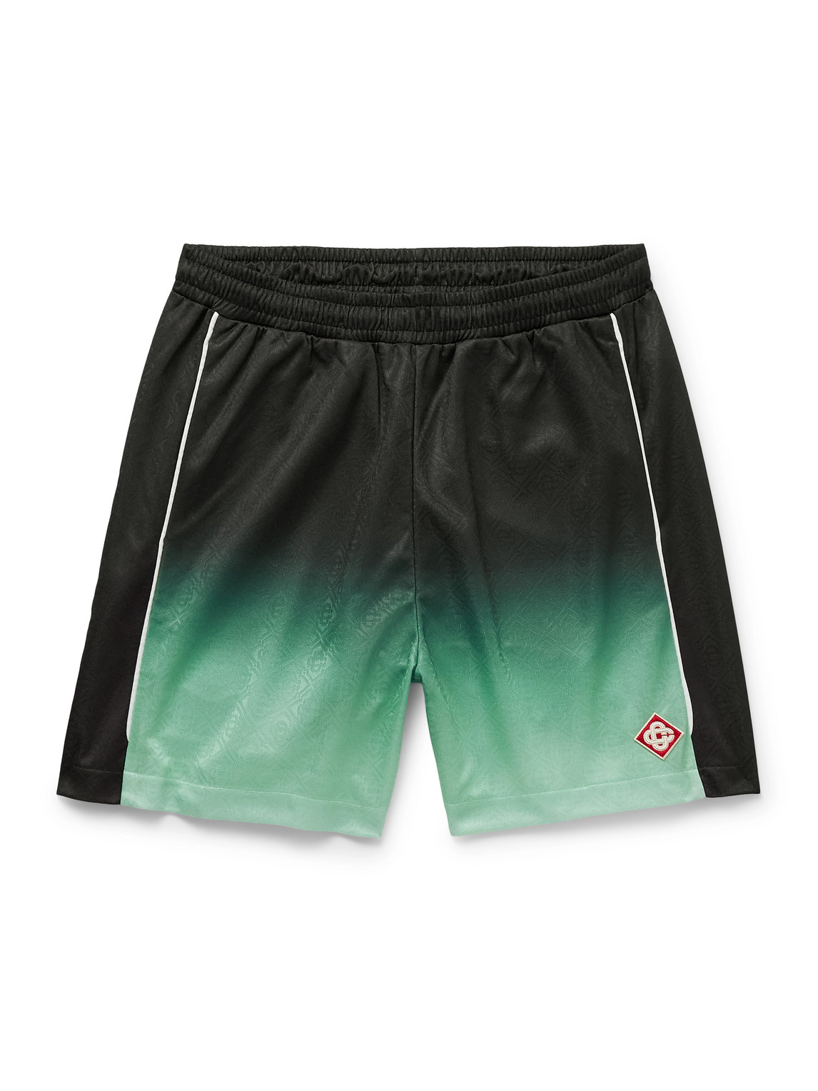 Casablanca Jacquard Football Shorts In Multi