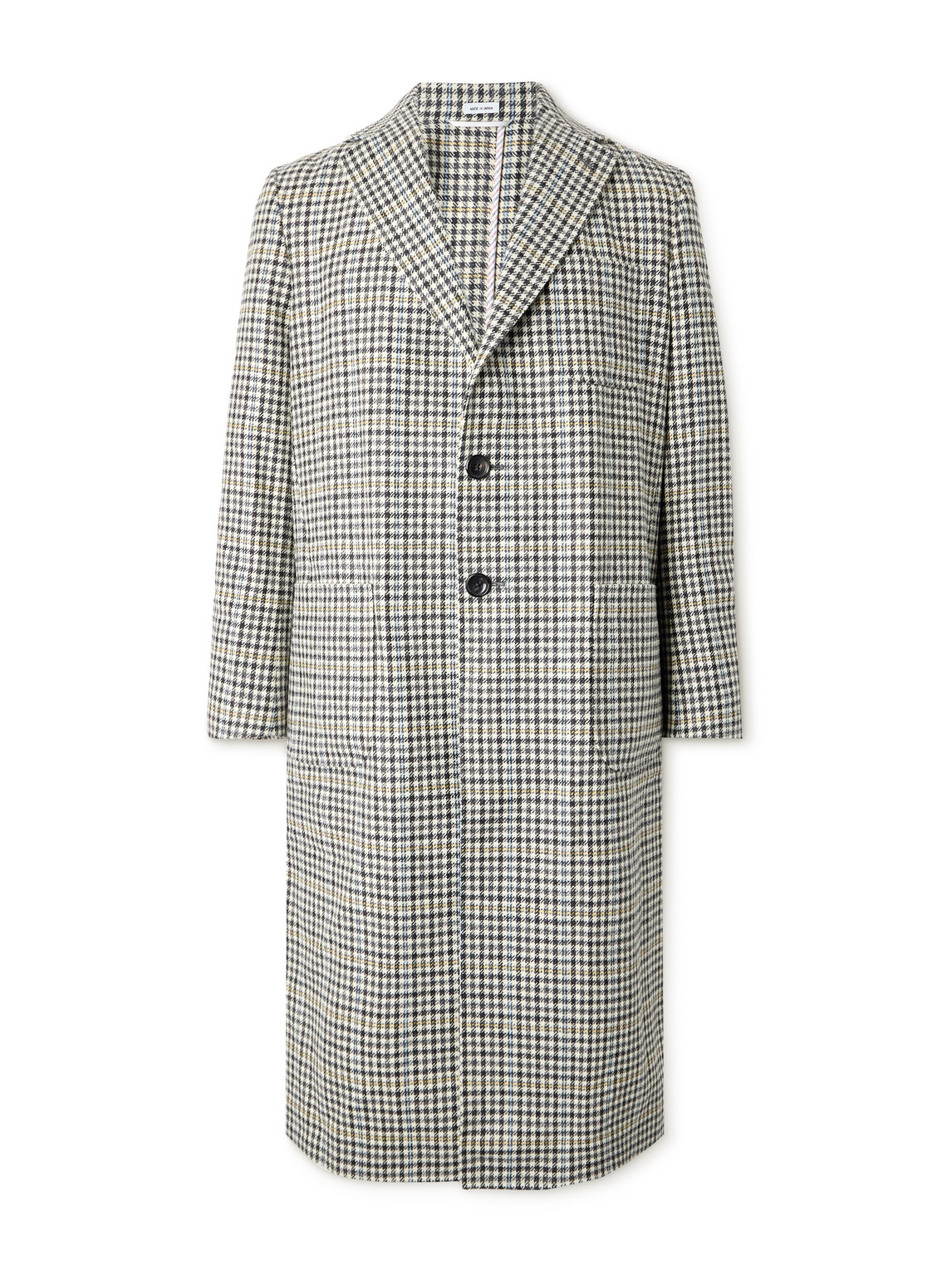 Checked Wool-Tweed Coat