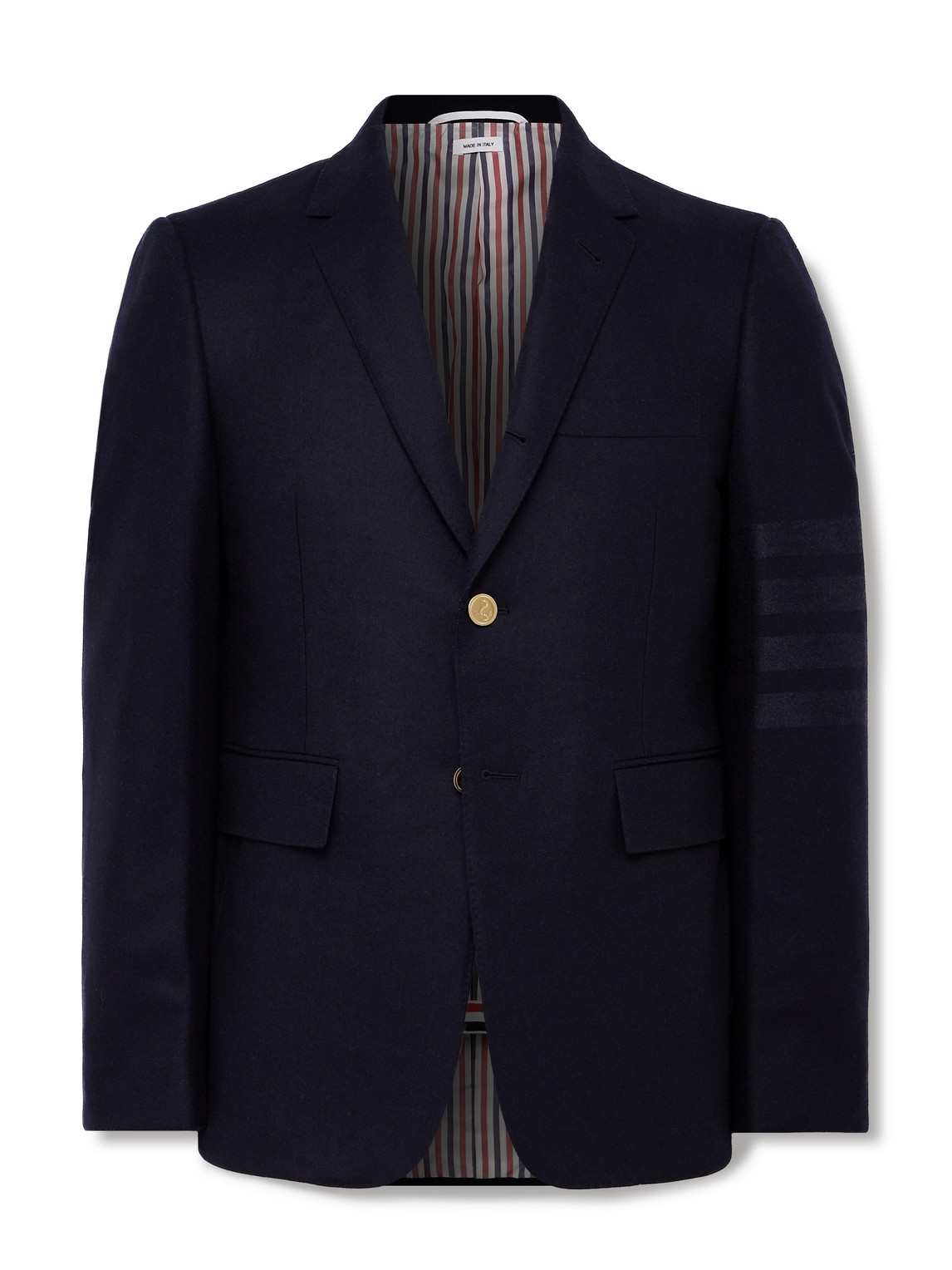 Thom Browne – Slim-Fit Striped Wool and Cashmere-Blend Flannel Suit Jacket