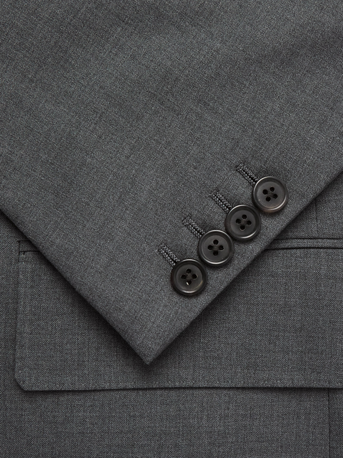 Thom Browne Grey Slim-fit Striped Wool Suit Jacket In Gray