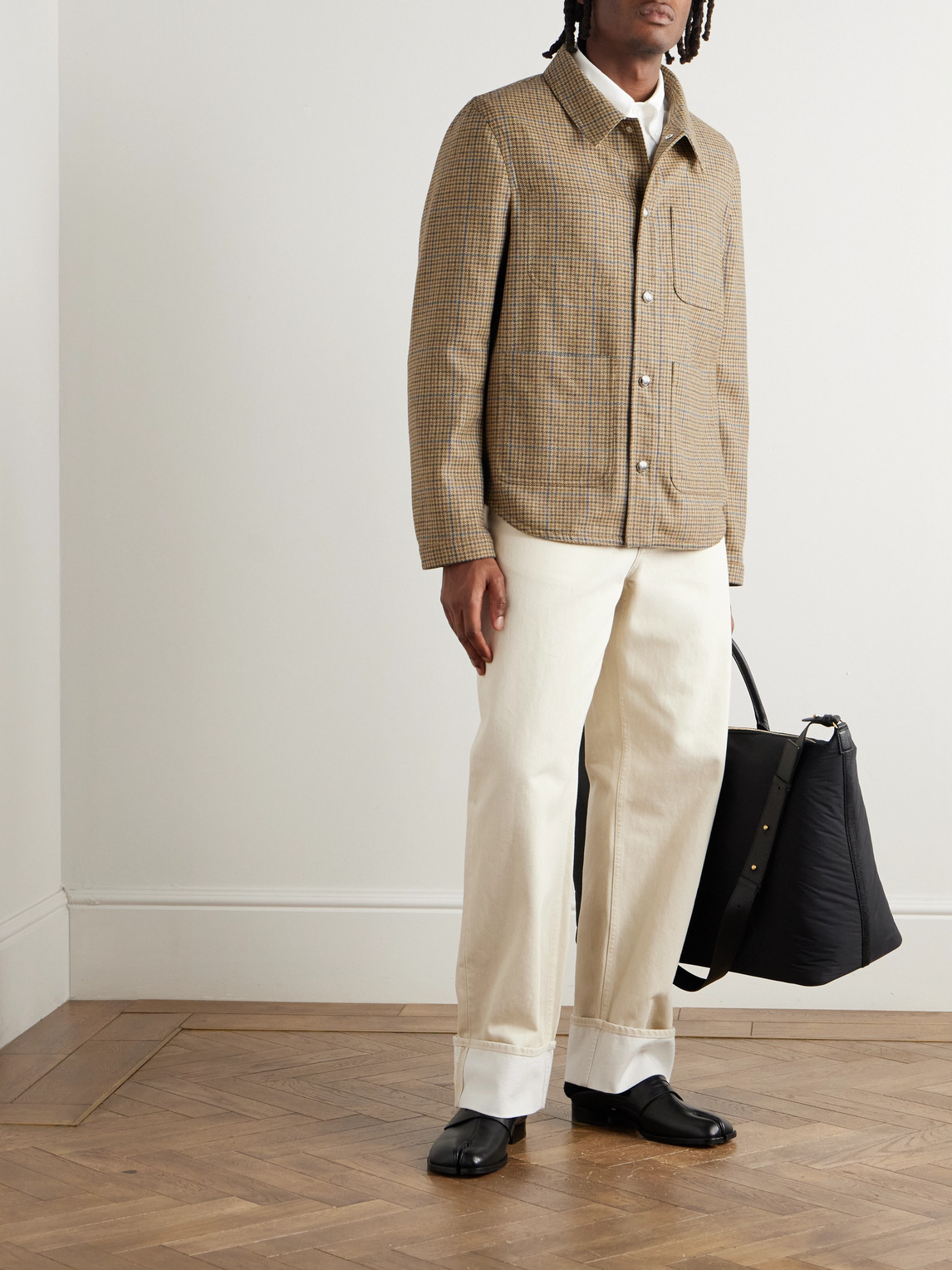 Thom Browne Brown Snap Utility Jacket In Brown