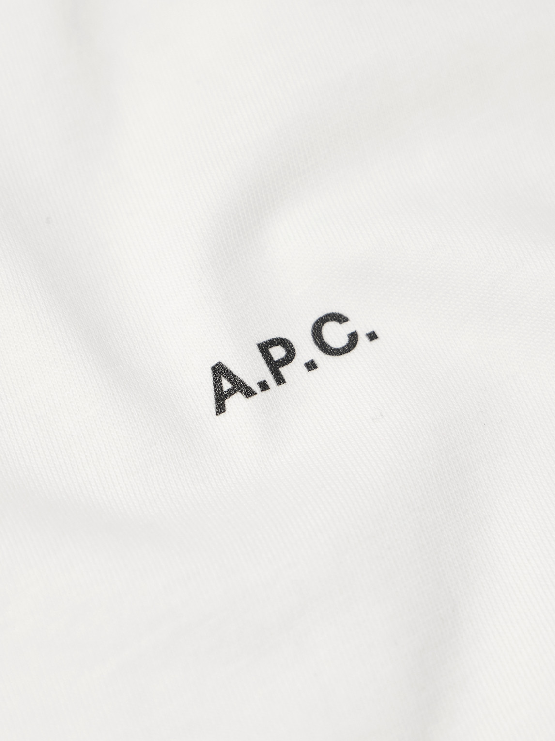 Apc A.p.c. Mini Logo T-shirt In White