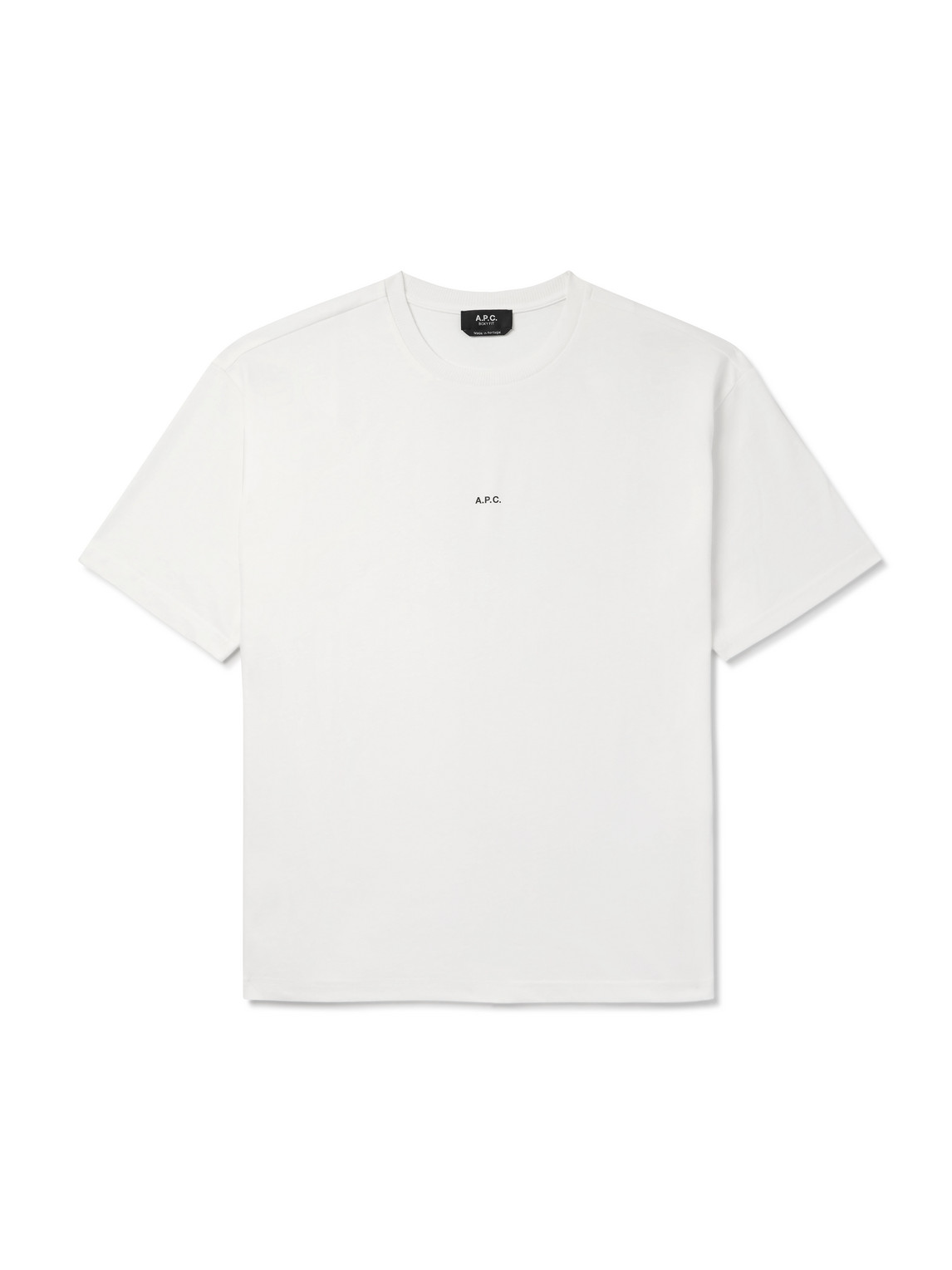Apc A.p.c. Mini Logo T-shirt In White