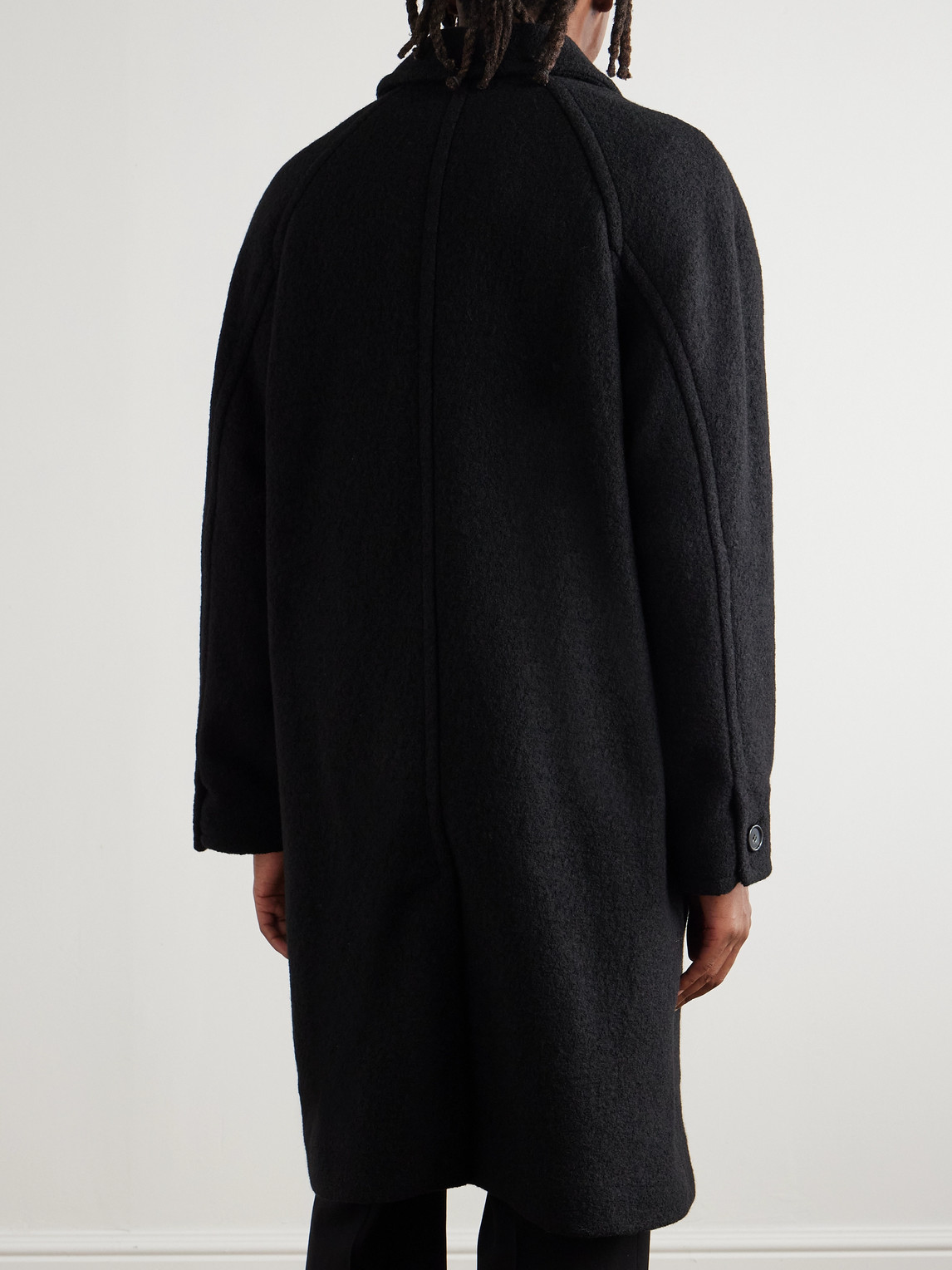 Apc Gaston Wool Coat In Black