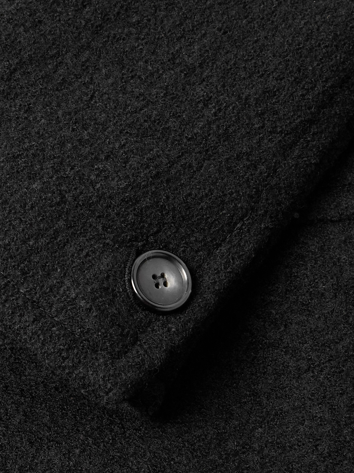 Apc Gaston Wool Coat In Black