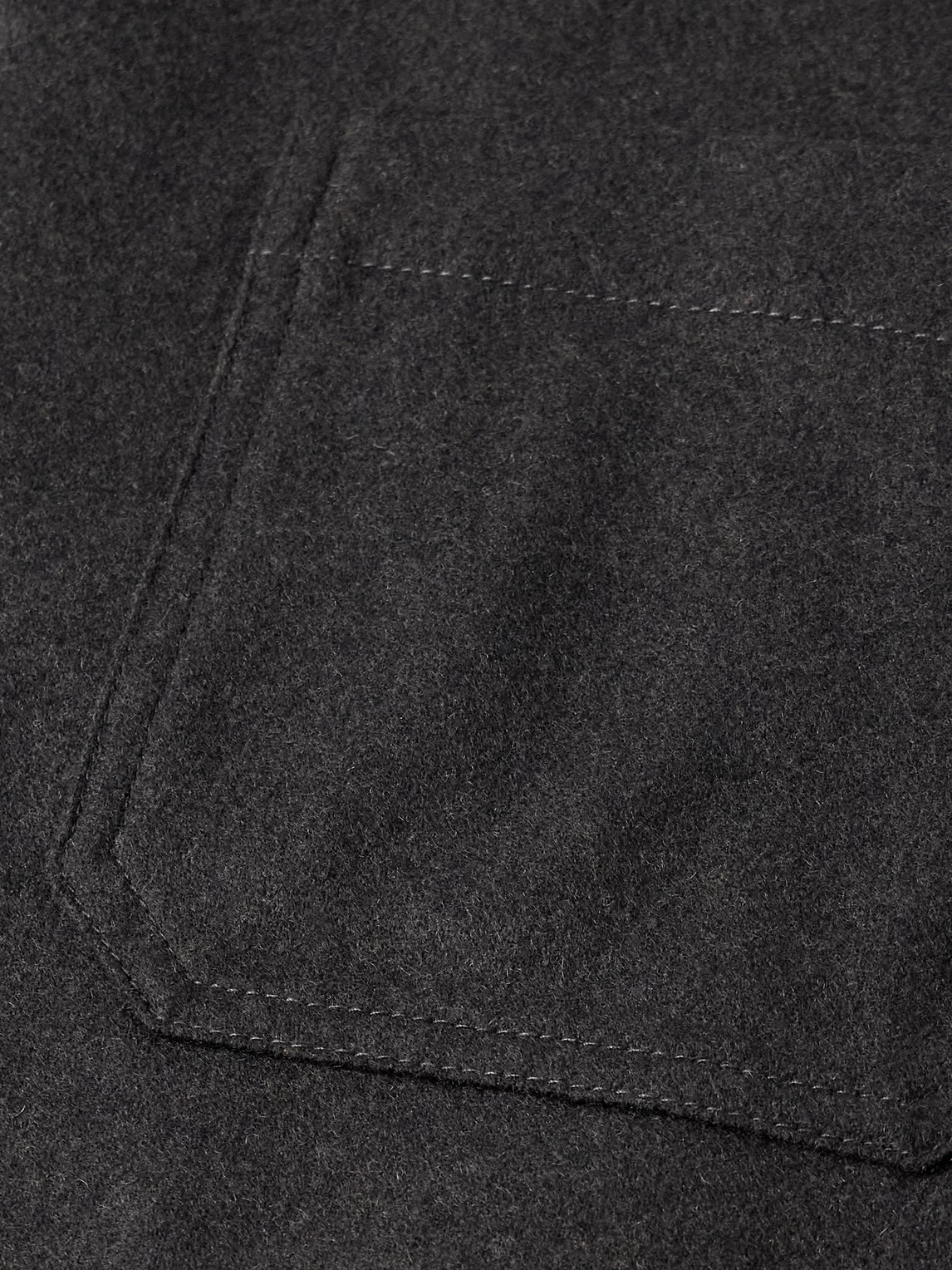 Apc Jamie Recycled Wool-blend Overshirt In Gray