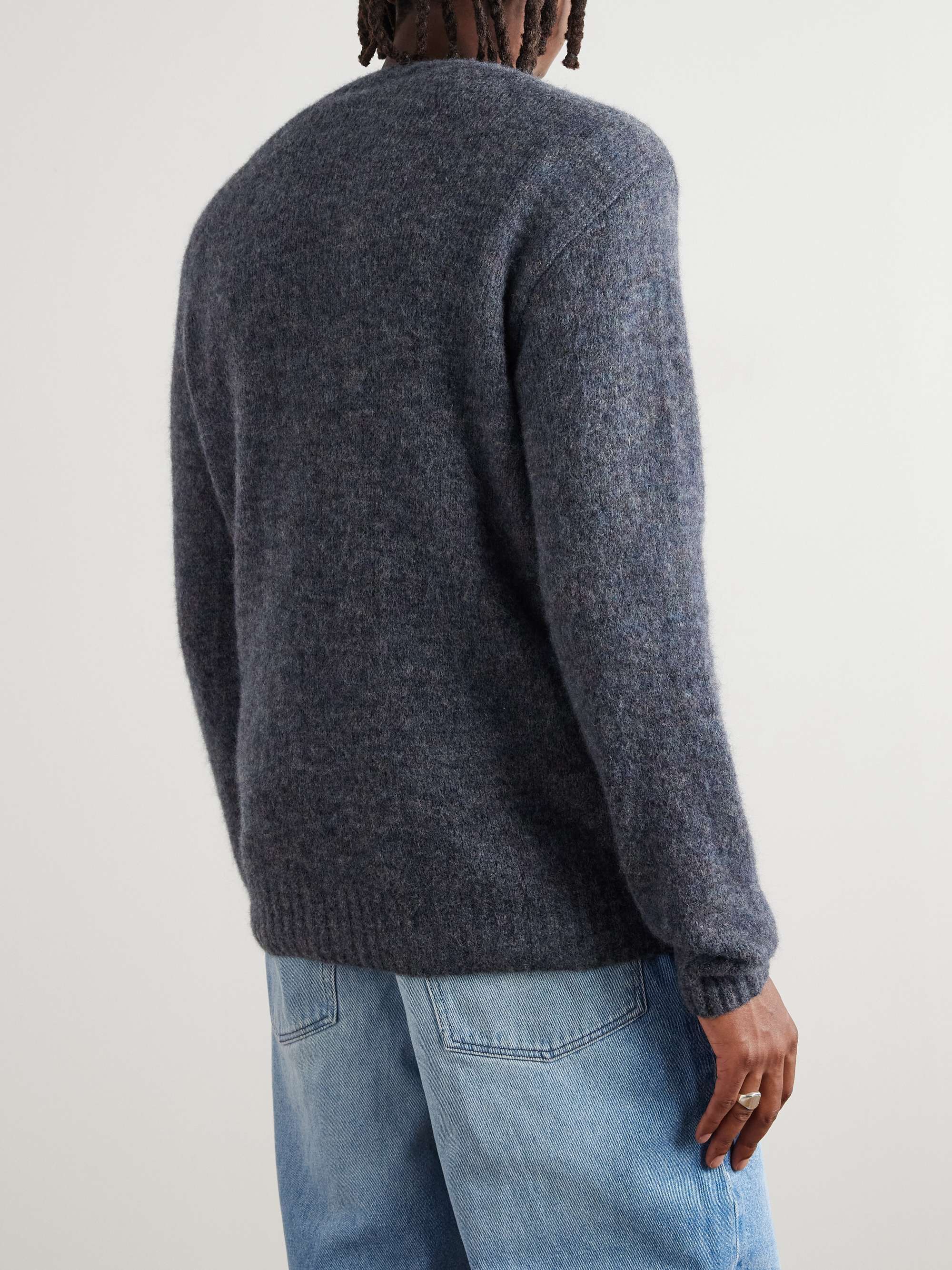 A.P.C. Lucas Brushed Knitted Sweater