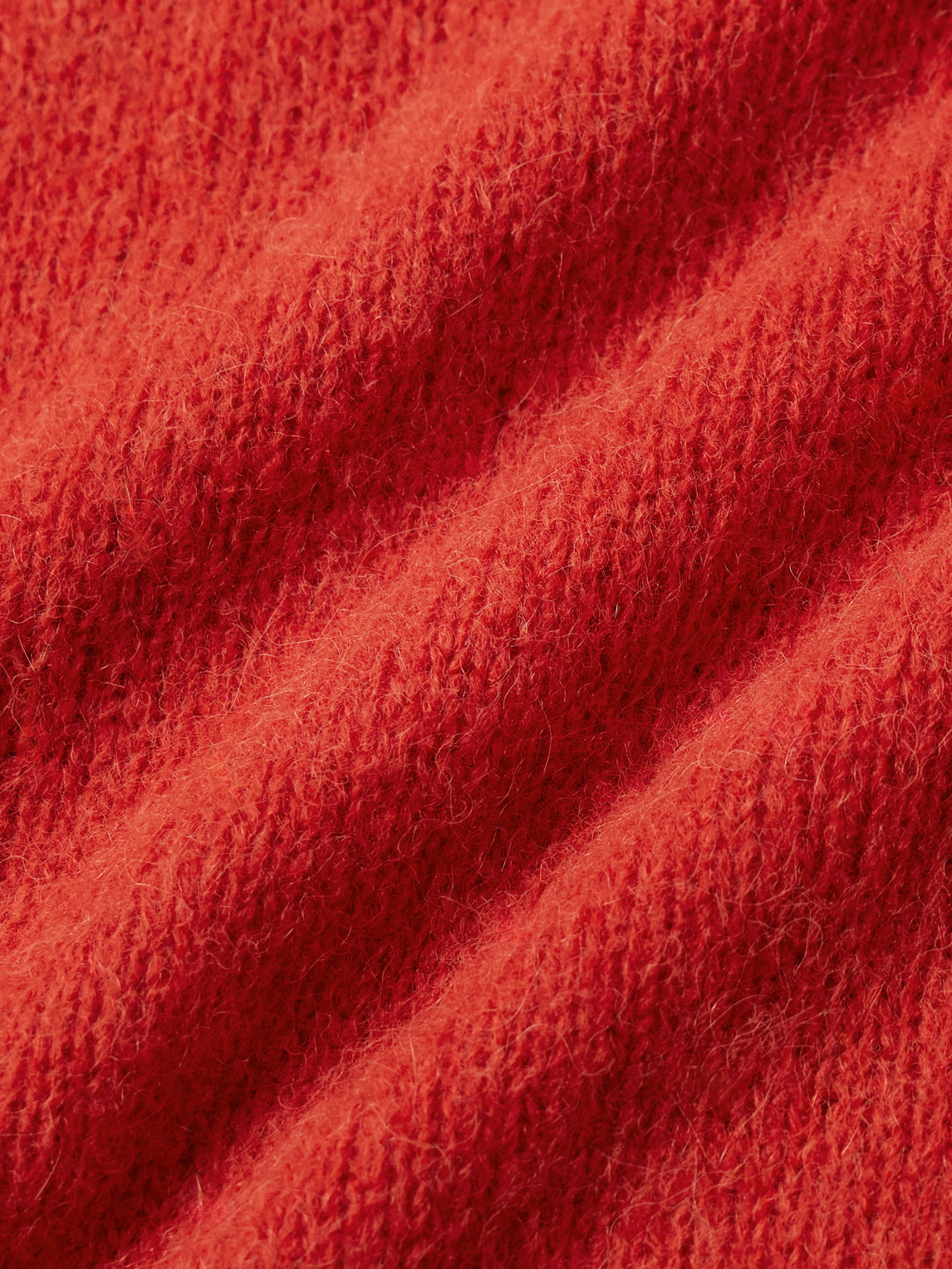 Apc Tyler Alpaca-blend Mock-neck Sweater In Red