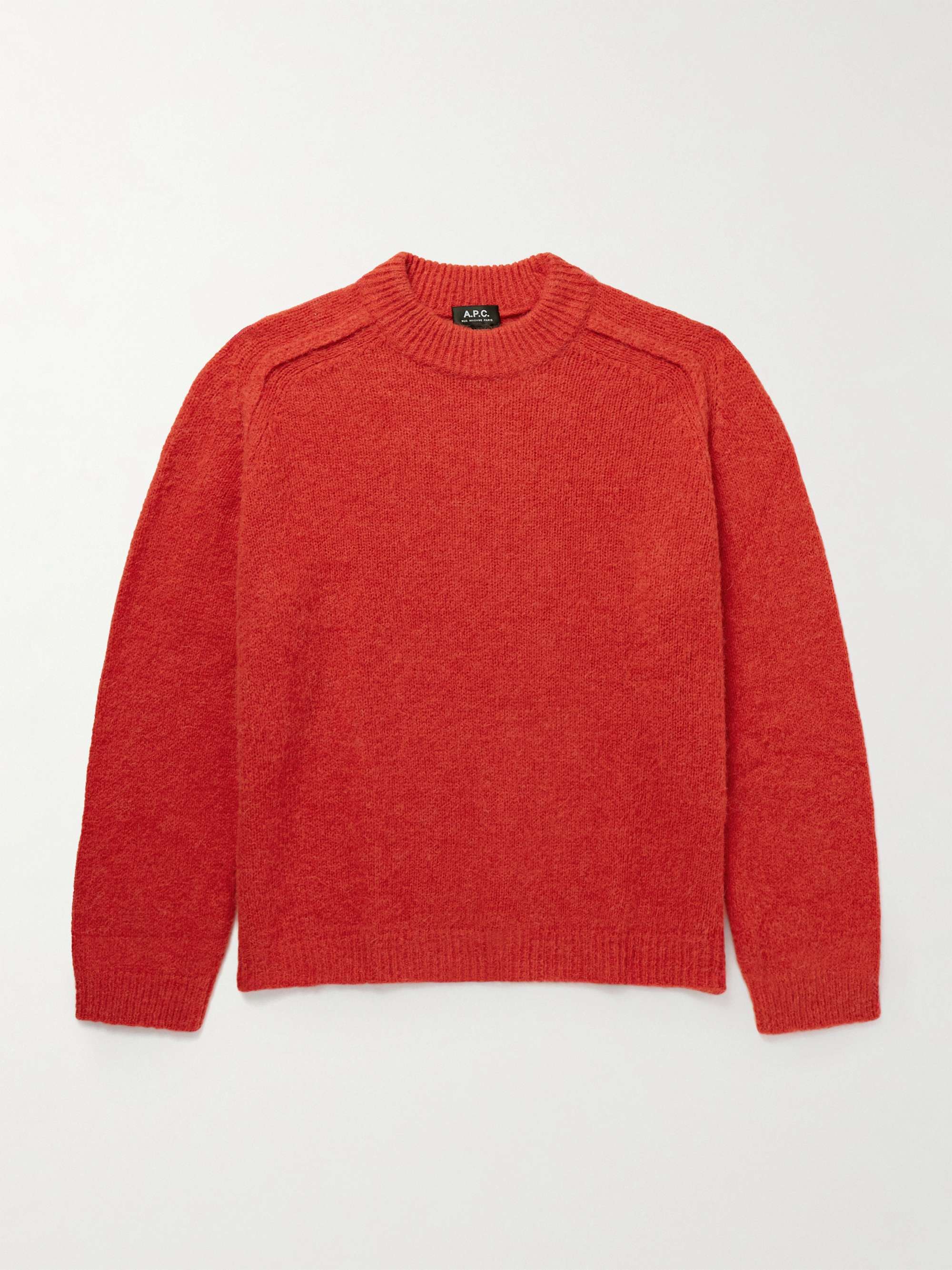 A.P.C. Tyler Alpaca-Blend Mock-Neck Sweater for Men | MR PORTER