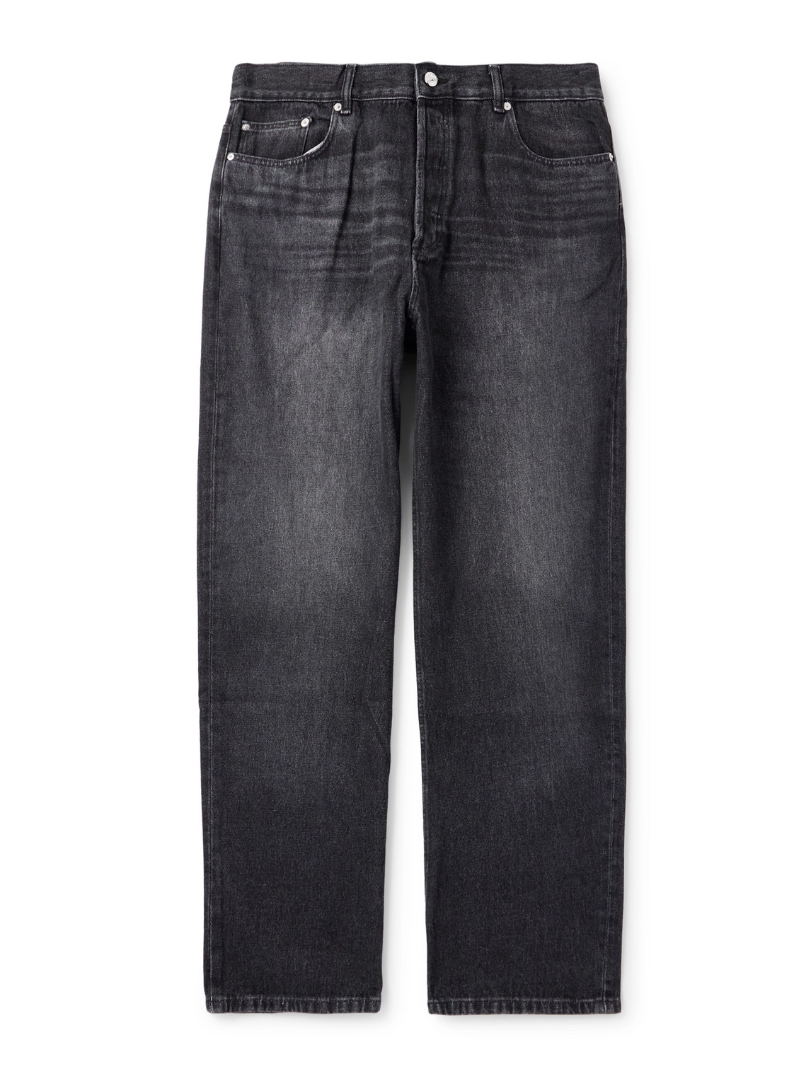 Apc Solal Straight Jeans In Black